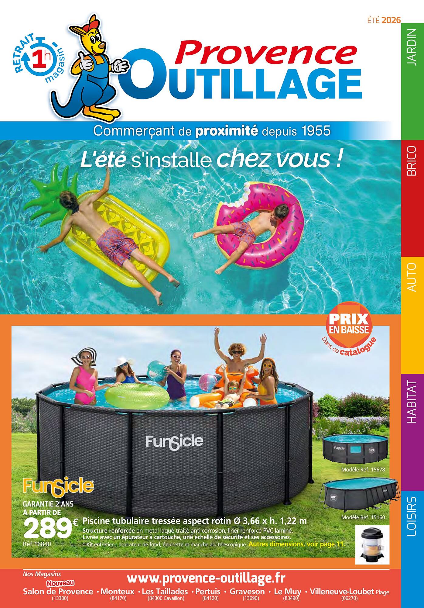 Provence Outillage Catalogue Du 08/06/2026 au 06/09/2026