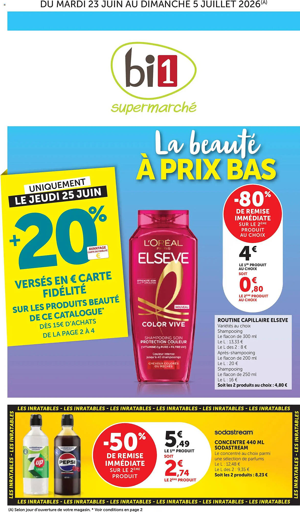 Bi1 Catalogue Du 23/06/2026 au 05/07/2026