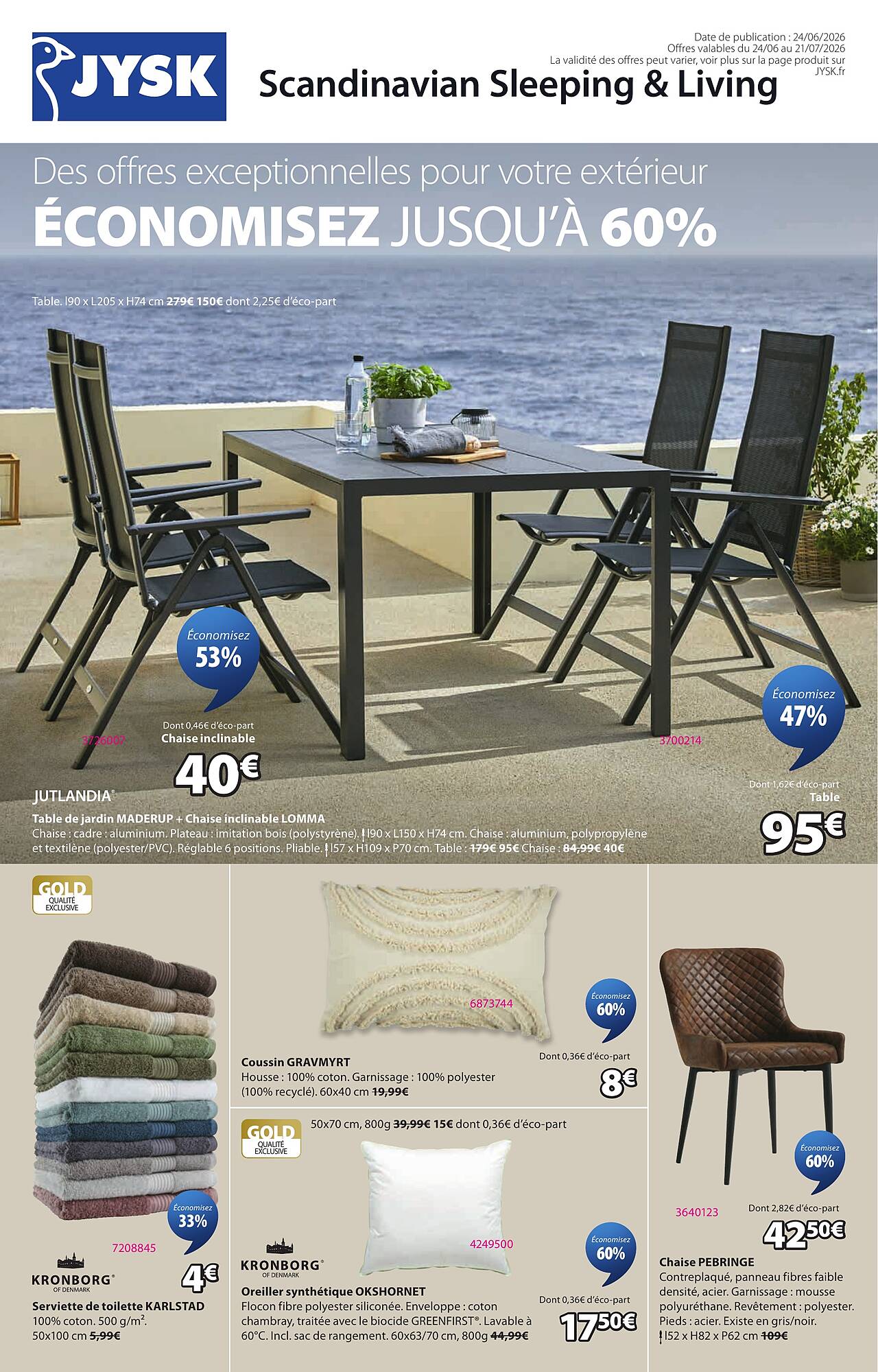 JYSK Catalogue Du 24/06/2026 au 21/07/2026