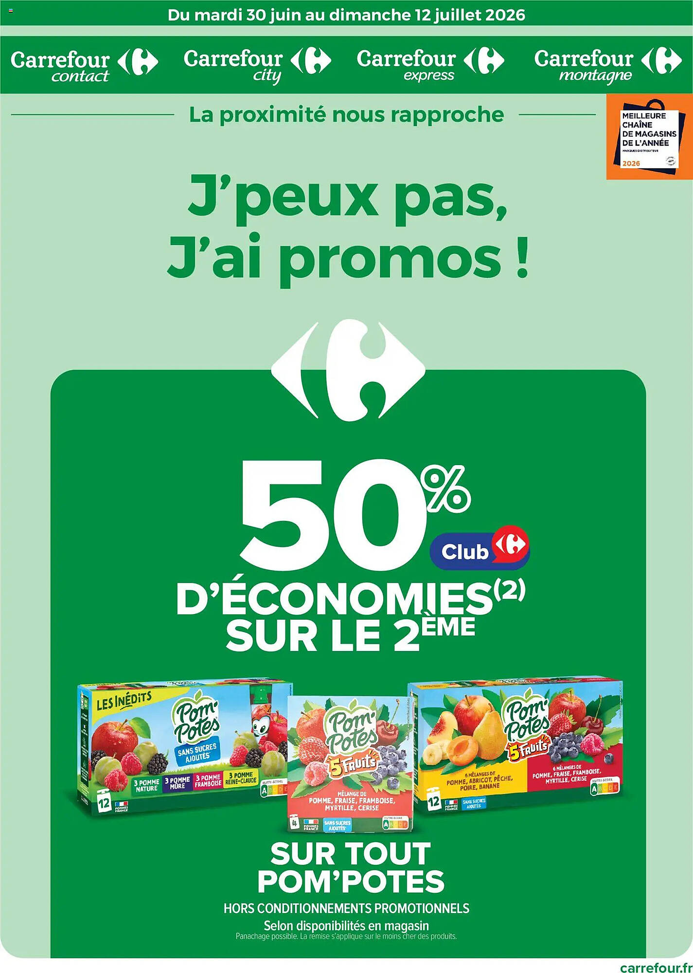 Carrefour Contact Catalogue Du 30/06/2026 au 12/07/2026