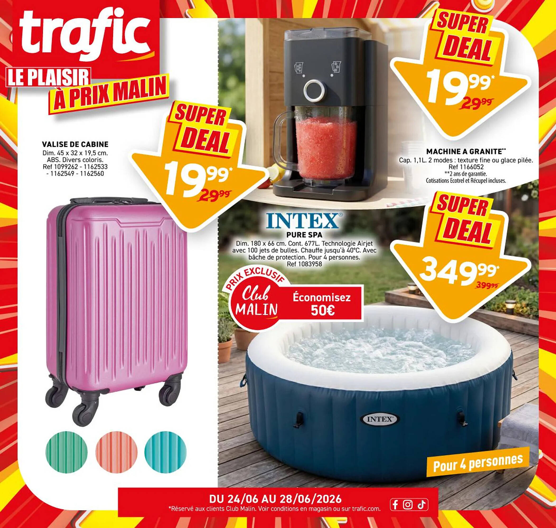 Trafic Catalogue Du 24/06/2026 au 28/06/2026