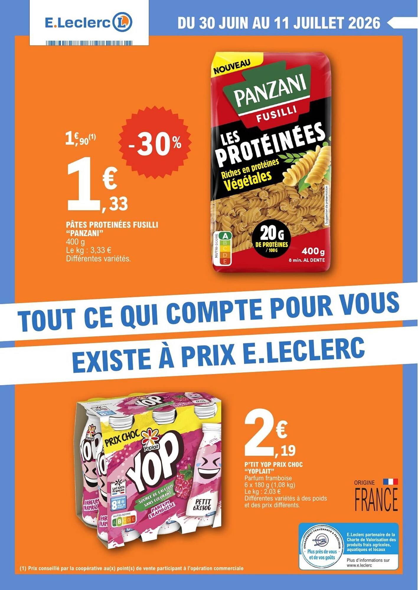 E.Leclerc Catalogue Du 30/06/2026 au 11/07/2026