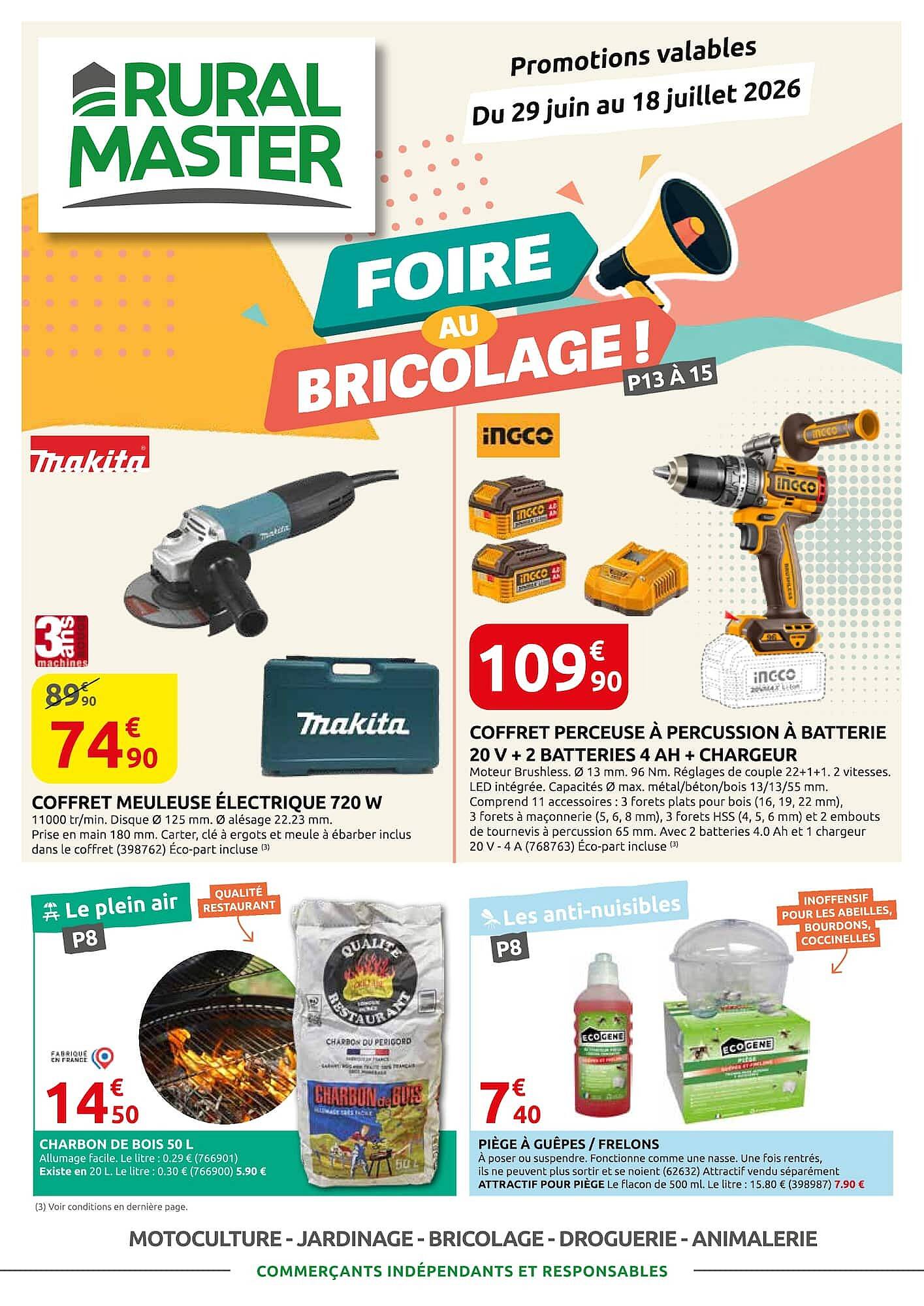 Rural Master Catalogue Du 29/06/2026 au 18/07/2026