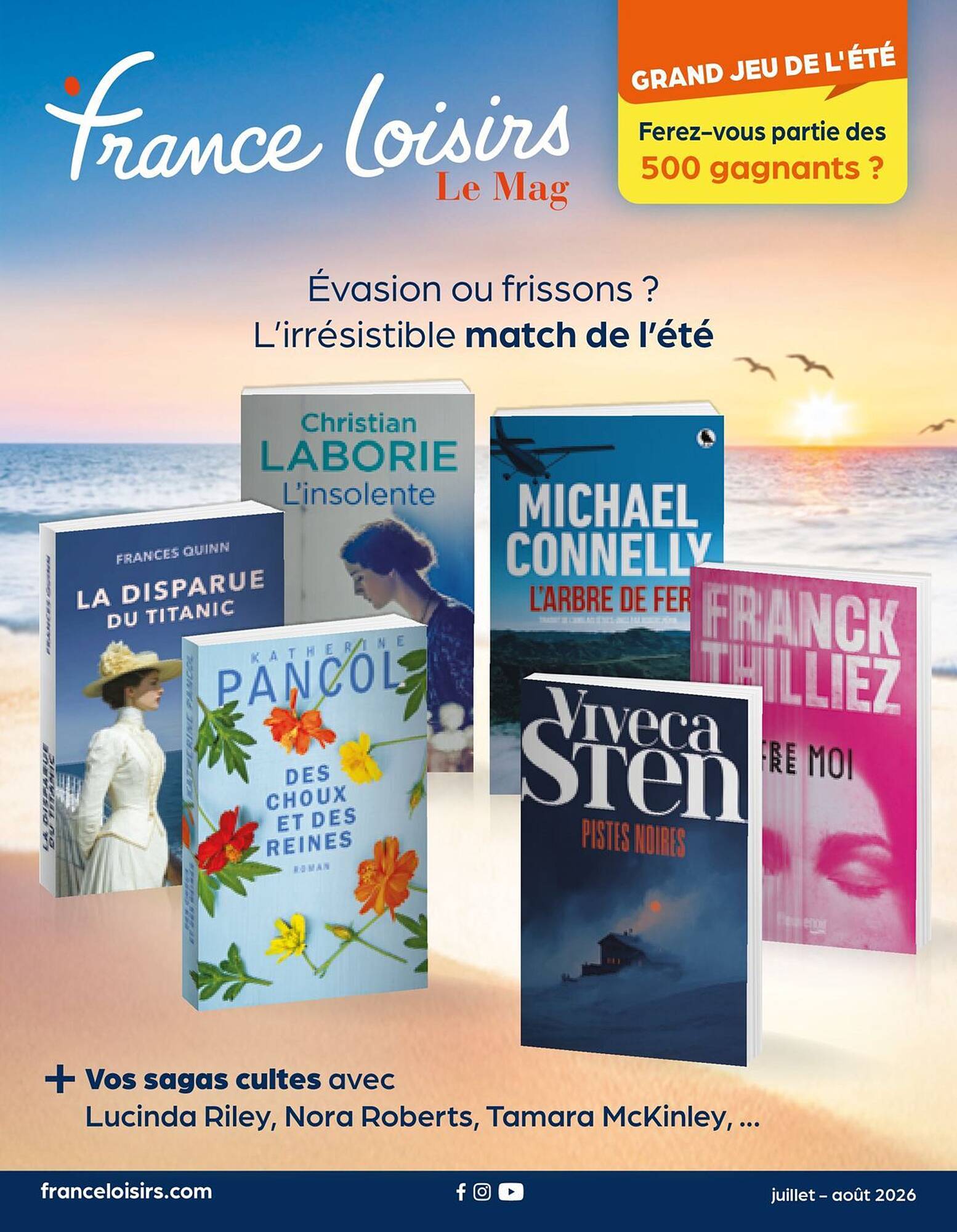 France Loisirs  Catalogue Du 01/07/2026 au 31/08/2026