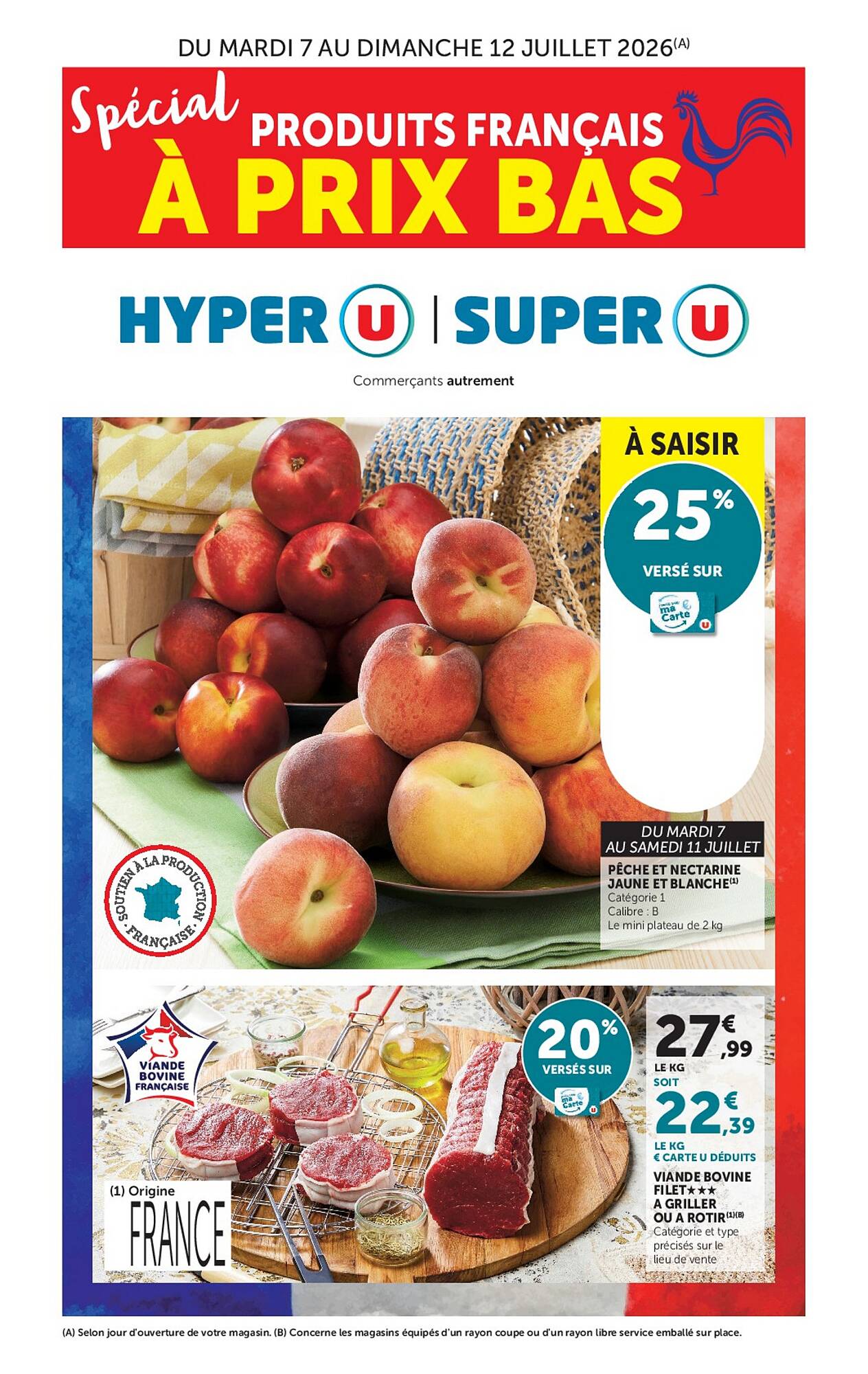 Super U Catalogue Du 07/07/2026 au 12/07/2026