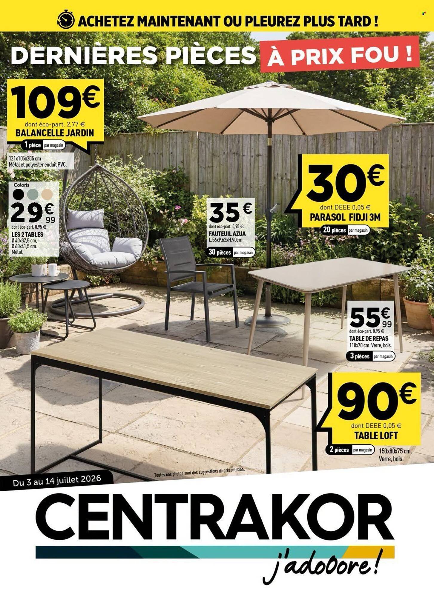 Centrakor Catalogue Du 03/07/2026 au 14/07/2026