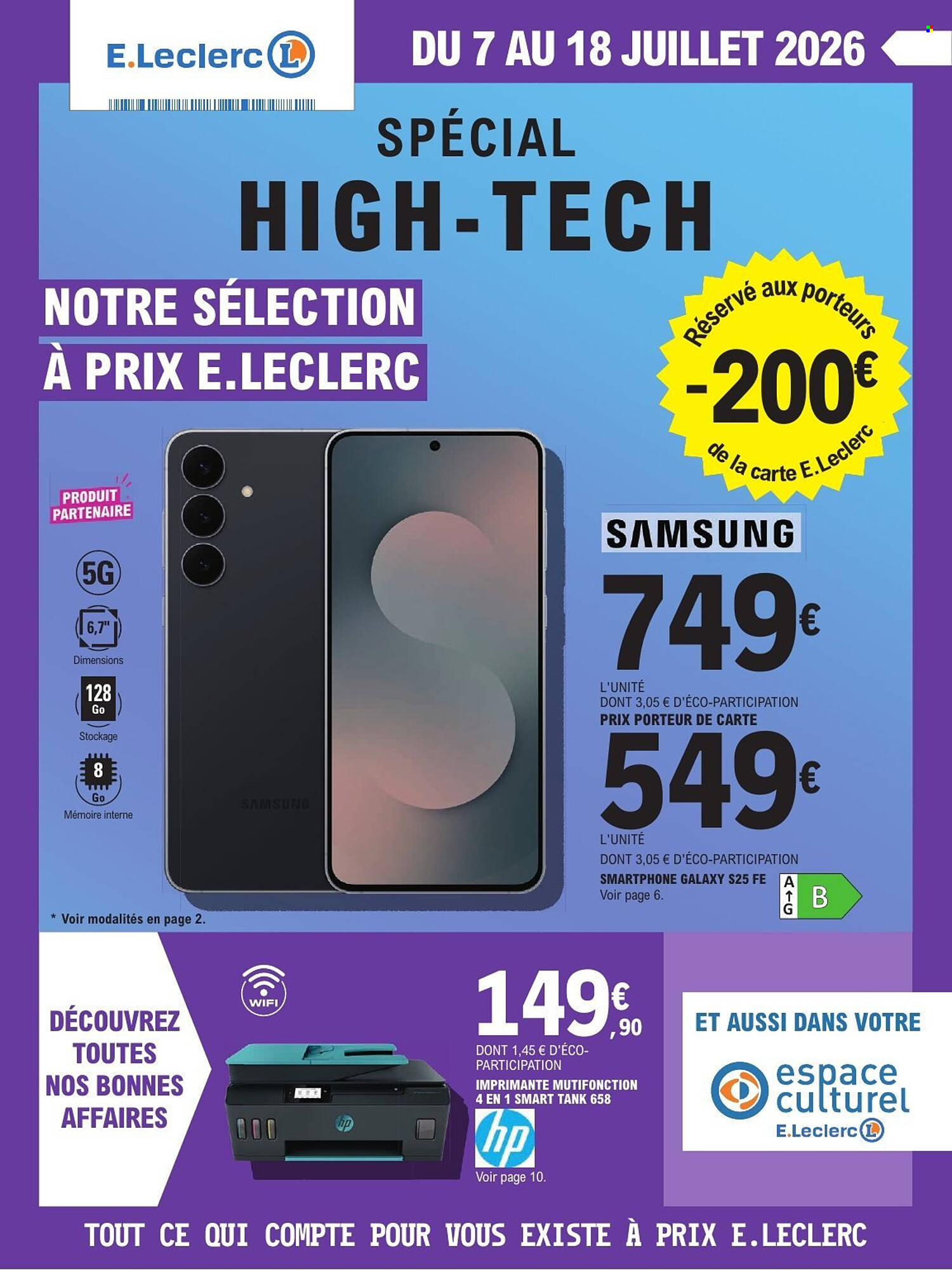 E.Leclerc Catalogue Du 07/07/2026 au 18/07/2026