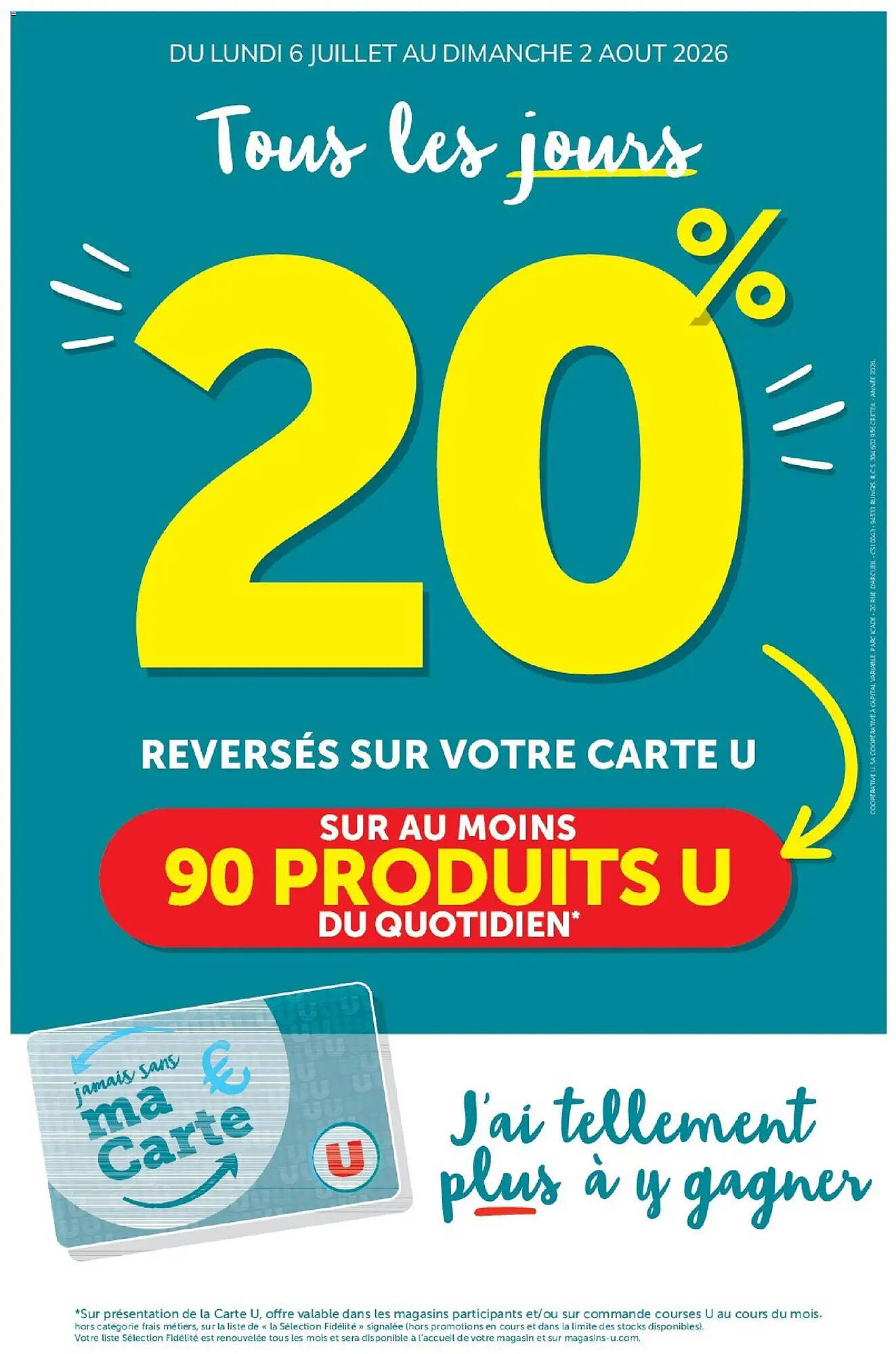U Express Catalogue Du 06/07/2026 au 02/08/2026