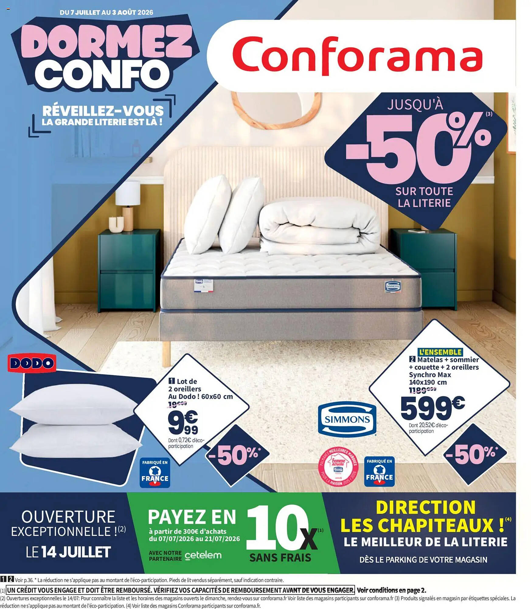 Conforama Catalogue Du 07/07/2026 au 03/08/2026