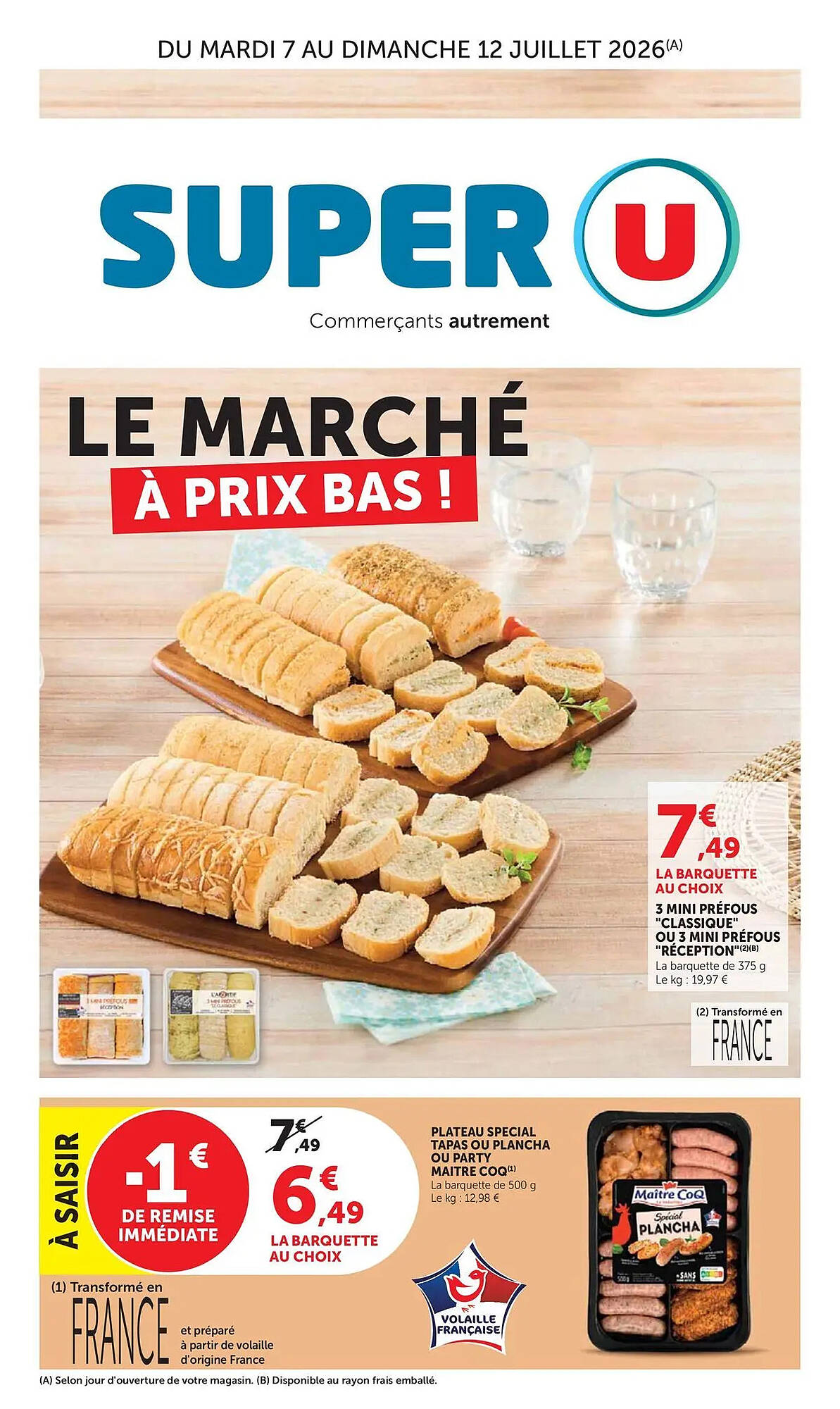 Super U Catalogue Du 06/07/2026 au 12/07/2026