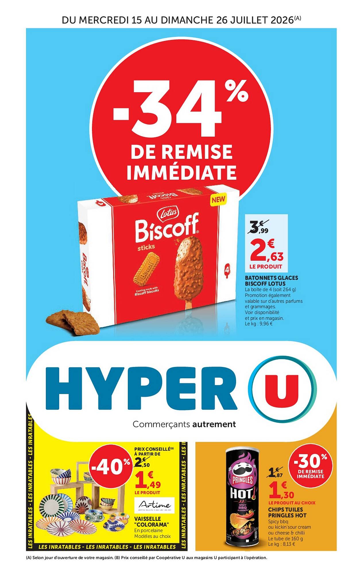Hyper U Catalogue Du 15/07/2026 au 26/07/2026