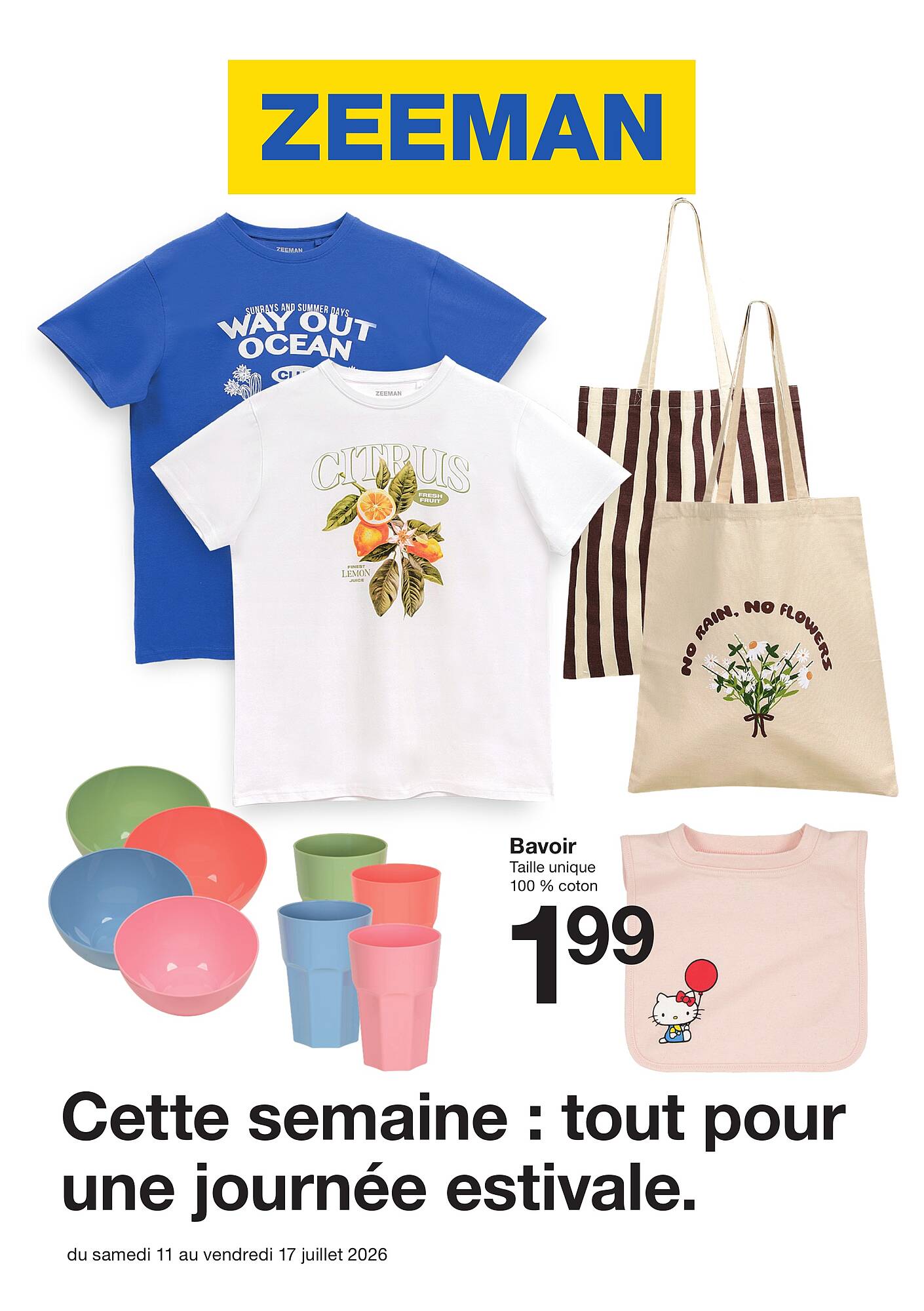 Zeeman Catalogue Du 11/07/2026 au 17/07/2026