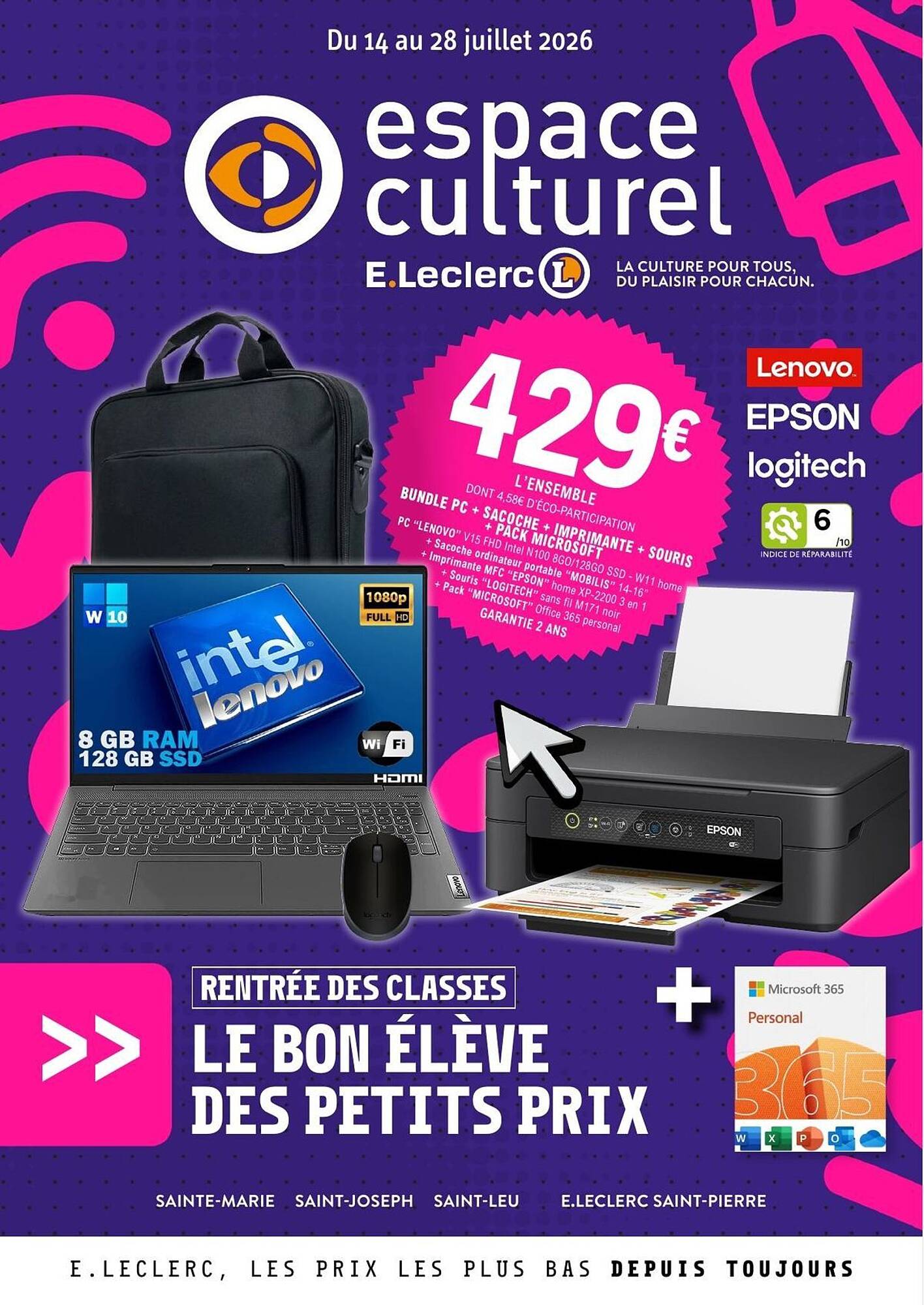 E.Leclerc Espace Culturel Catalogue Du 14/07/2026 au 28/07/2026