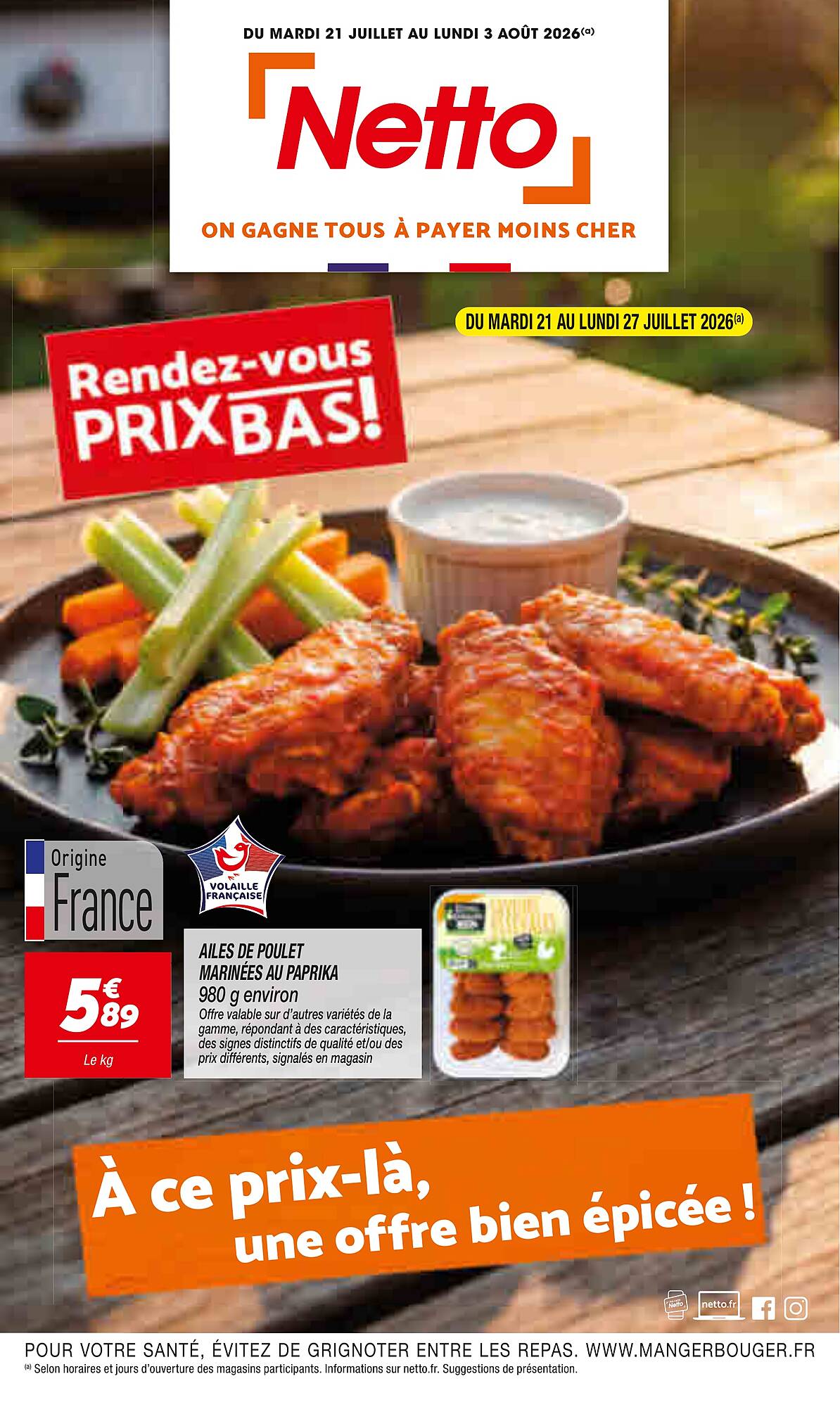 Netto Catalogue Du 21/07/2026 au 03/08/2026