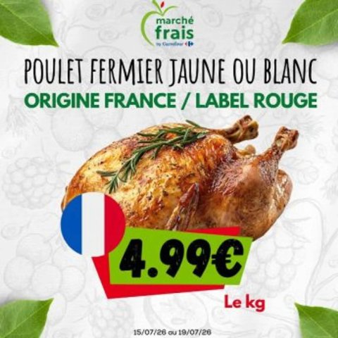Marché frais Géant