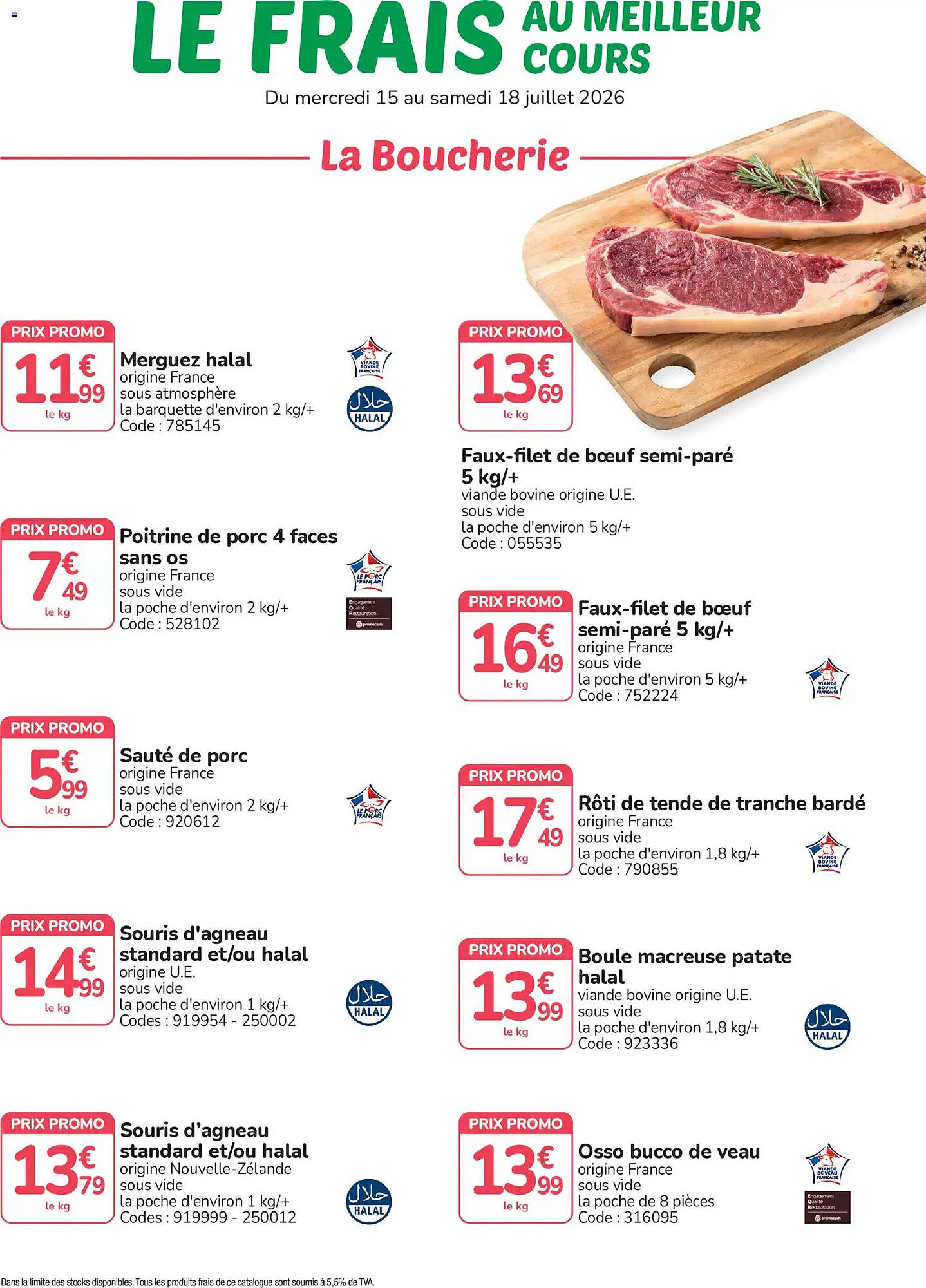 Promocash Catalogue Du 15/07/2026 au 18/07/2026