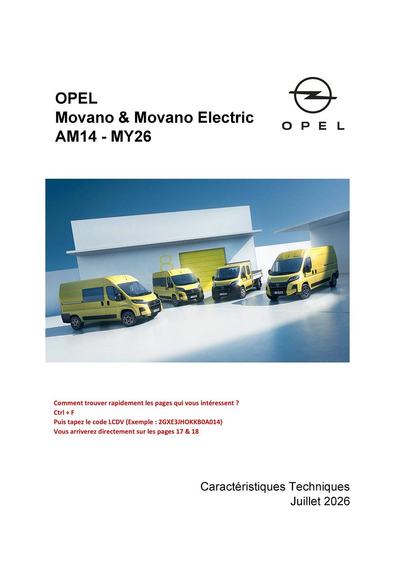 Opel Catalogue Du 17/07/2026 au 31/07/2026