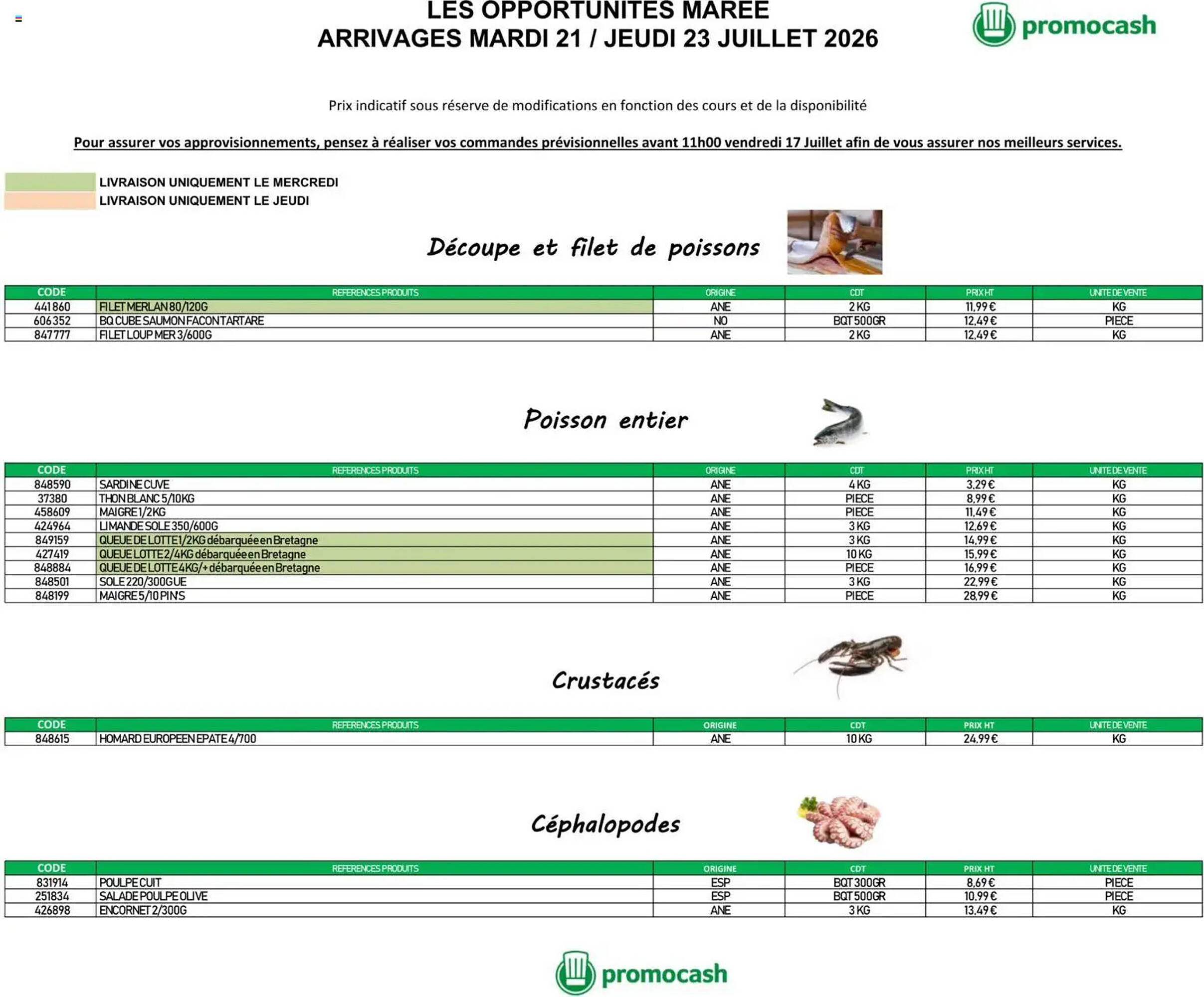 Promocash Catalogue Du 21/07/2026 au 23/07/2026