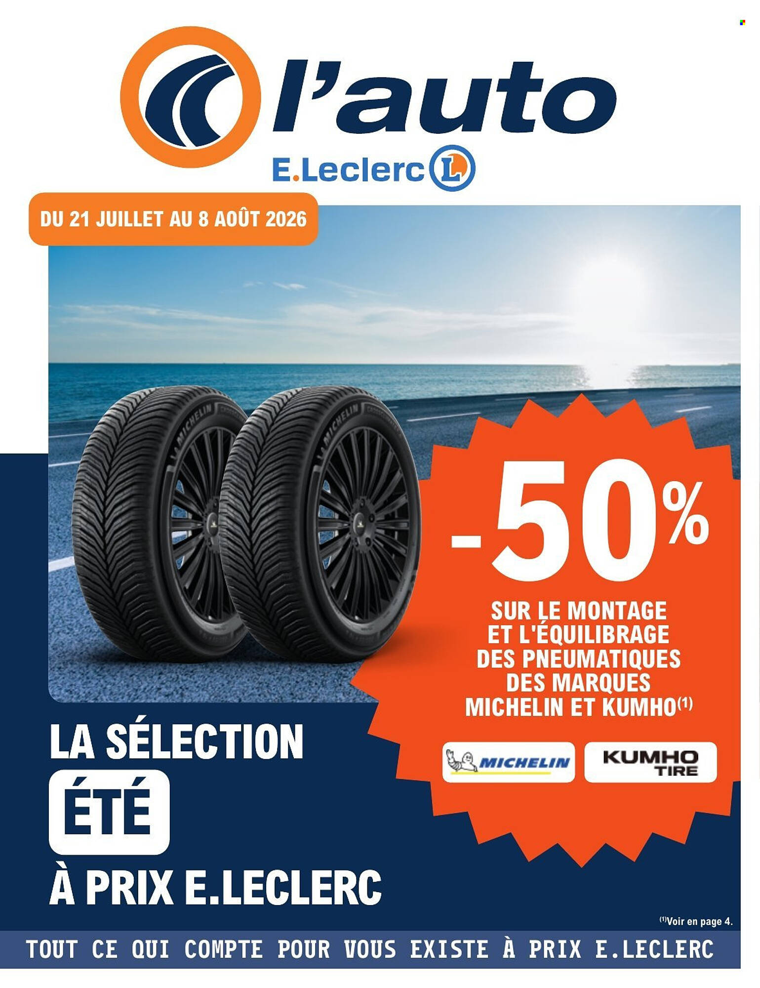 E.Leclerc L'Auto Catalogue Du 21/07/2026 au 08/08/2026