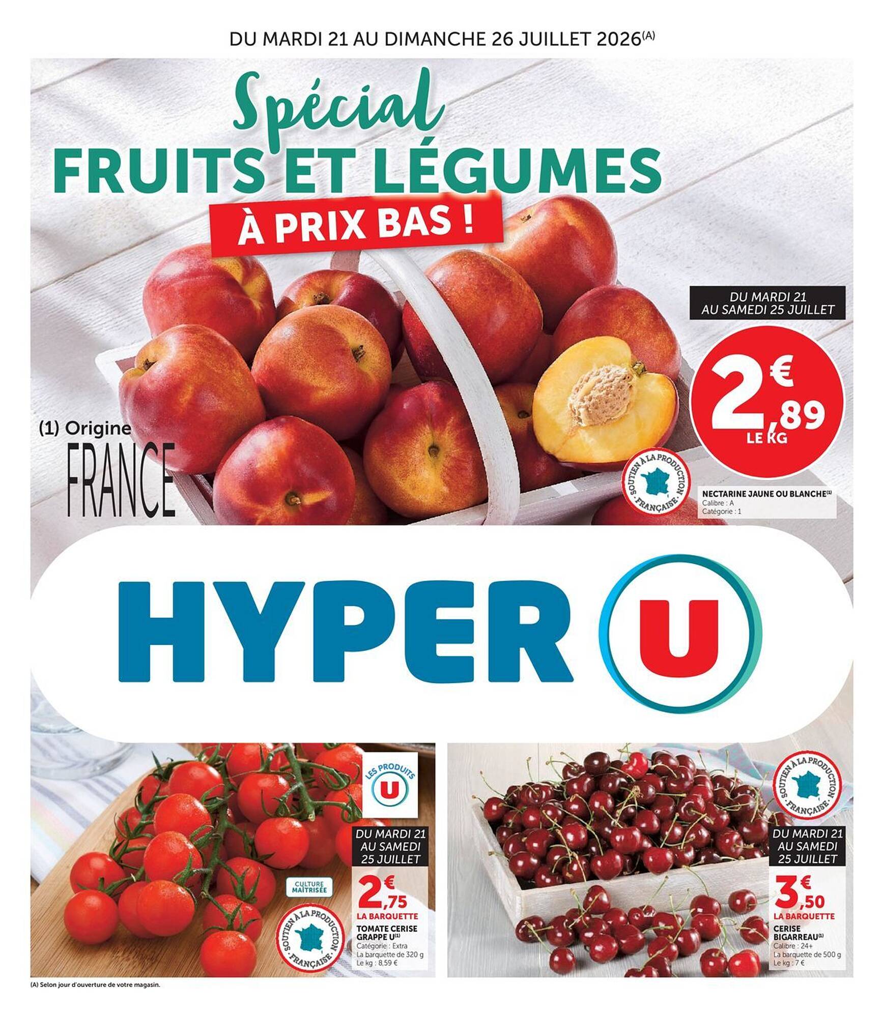 Hyper U Catalogue Du 21/07/2026 au 26/07/2026