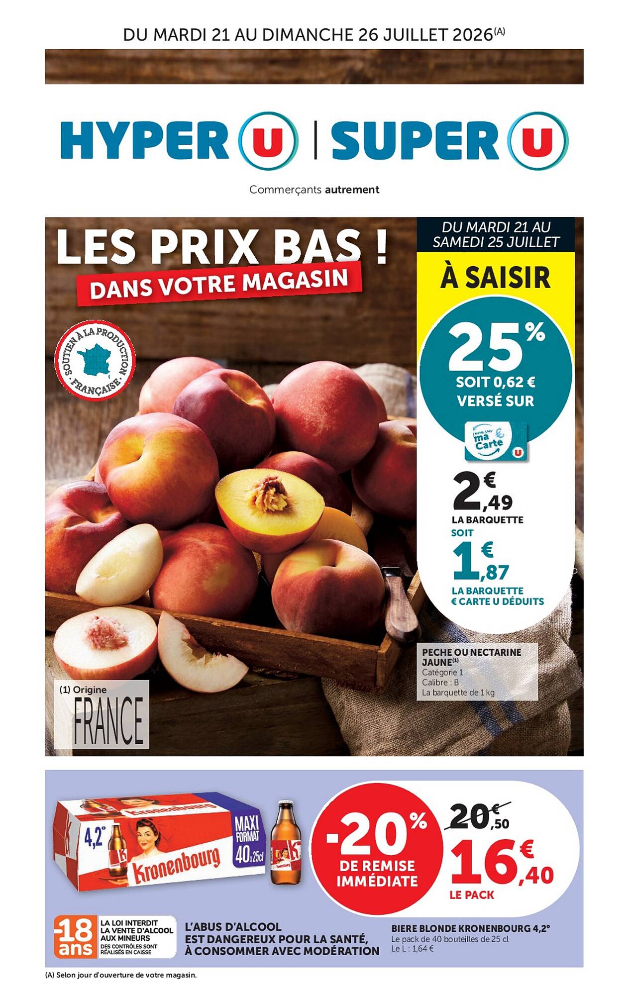 Super U Catalogue Du 21/07/2026 au 26/07/2026