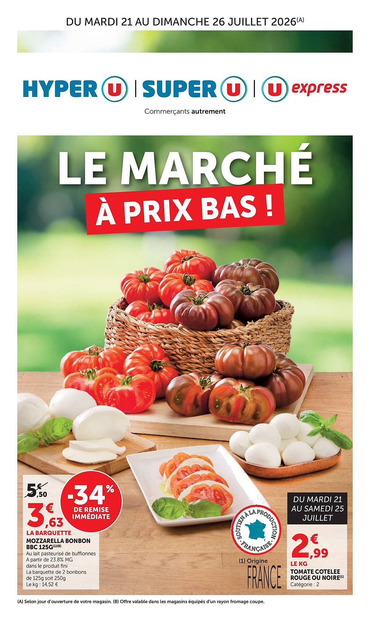 U Express Catalogue Du 21/07/2026 au 26/07/2026