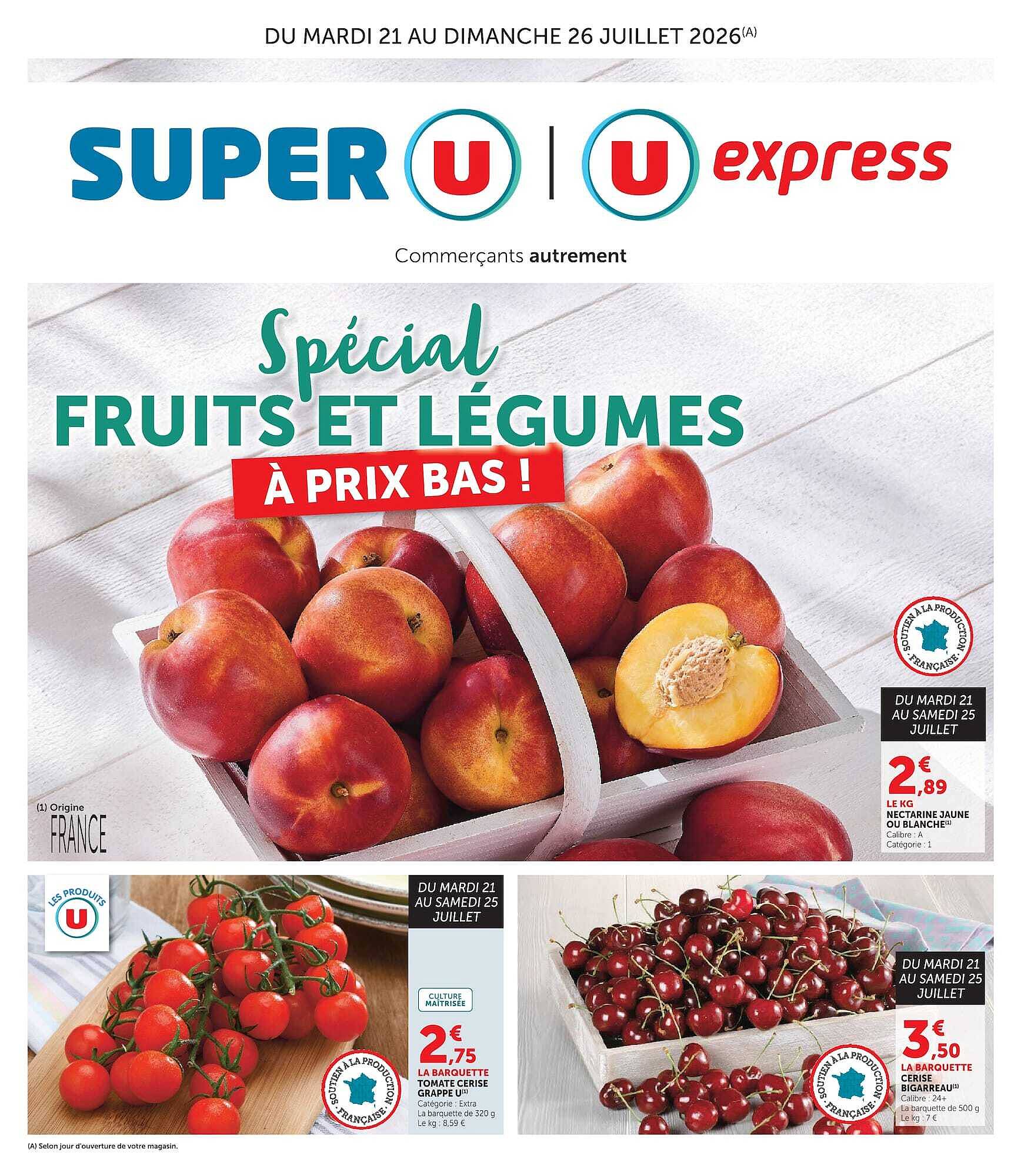 U Express Catalogue Du 21/07/2026 au 26/07/2026