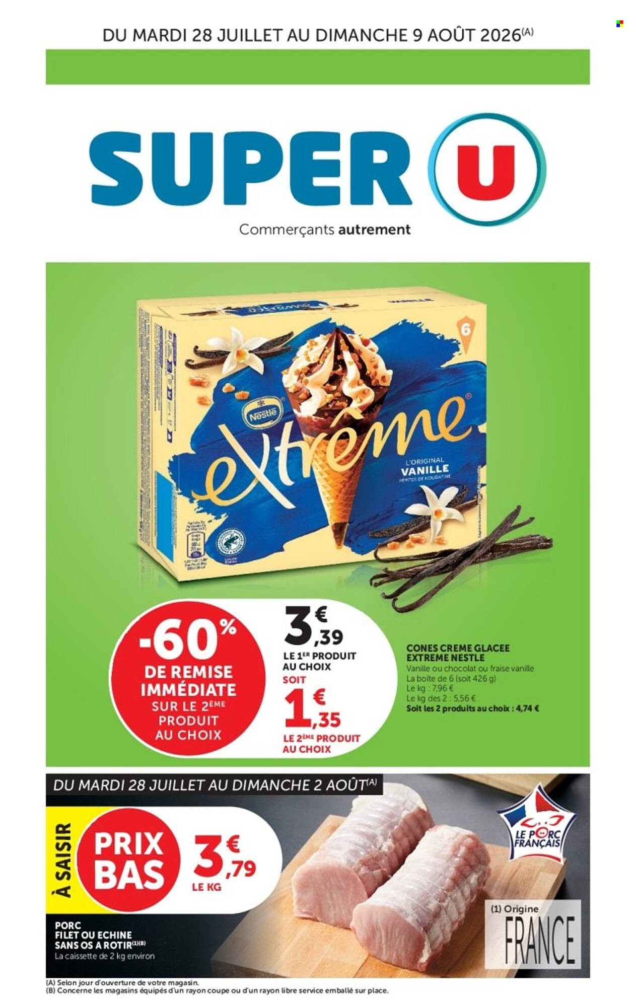 Super U Catalogue Du 28/07/2026 au 09/08/2026