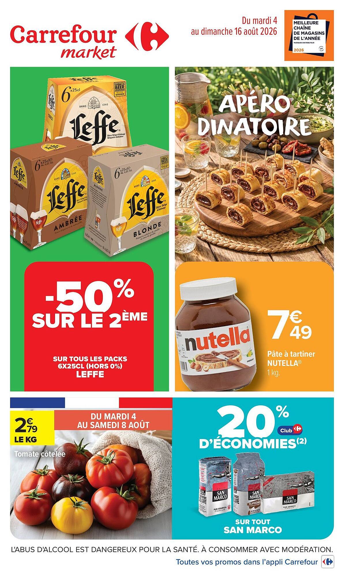 Carrefour Market Catalogue Du 04/08/2026 au 16/08/2026