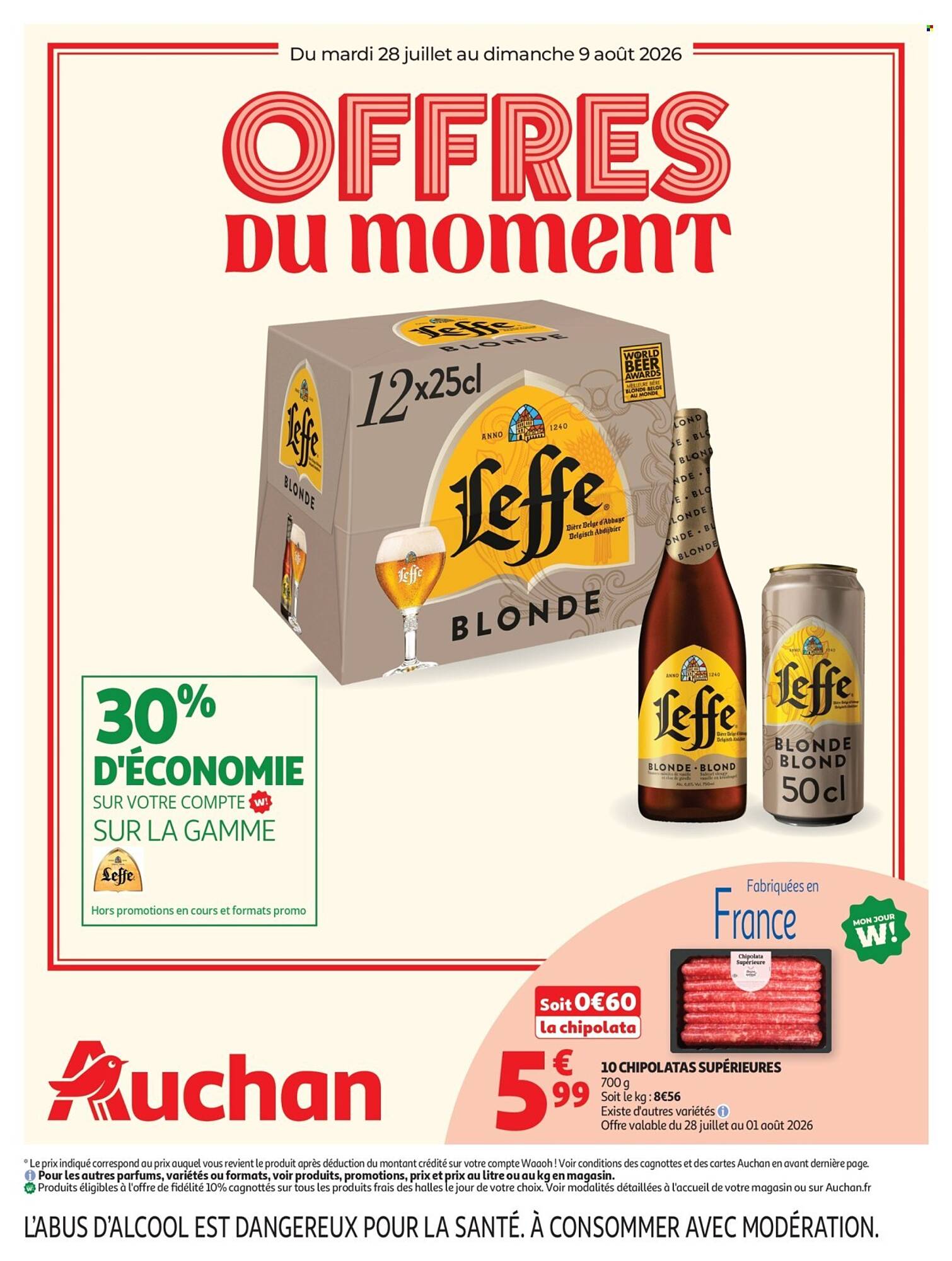 Auchan Catalogue Du 28/07/2026 au 09/08/2026