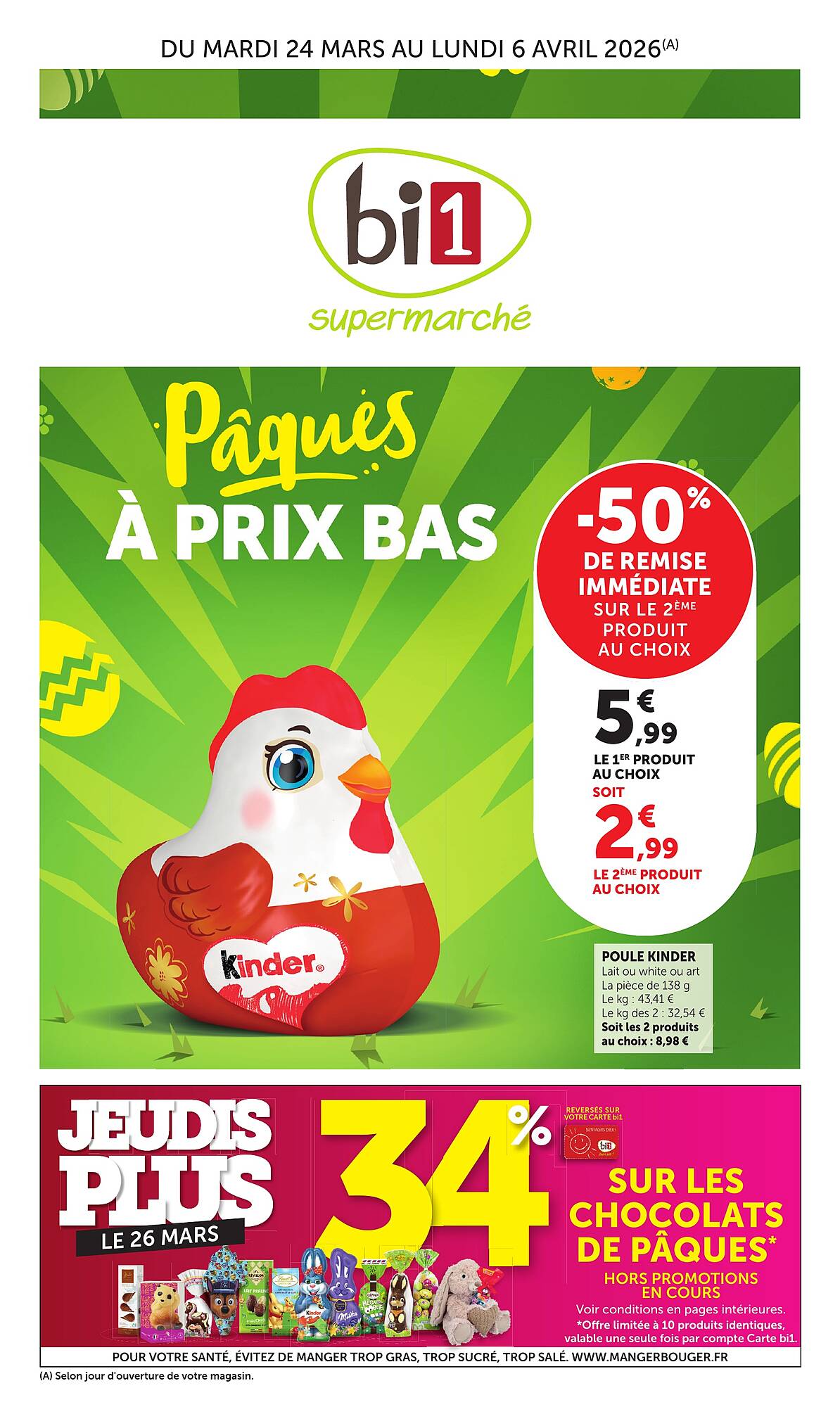 Bi1 Catalogue Du 24/03/2026 au 06/04/2026