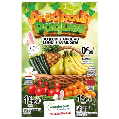 Marché frais Géant