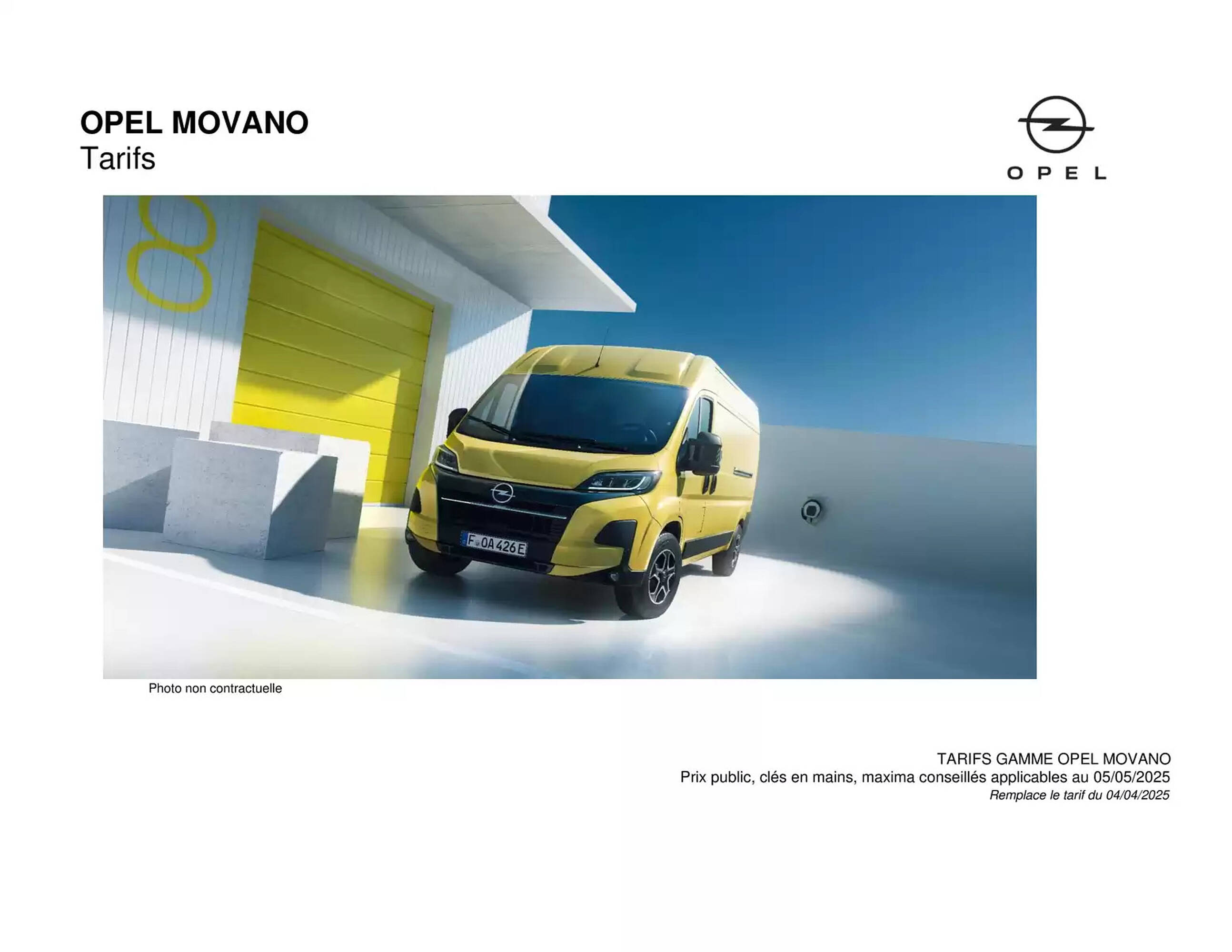 Opel Catalogue Du 25/04/2025 au 25/04/2026