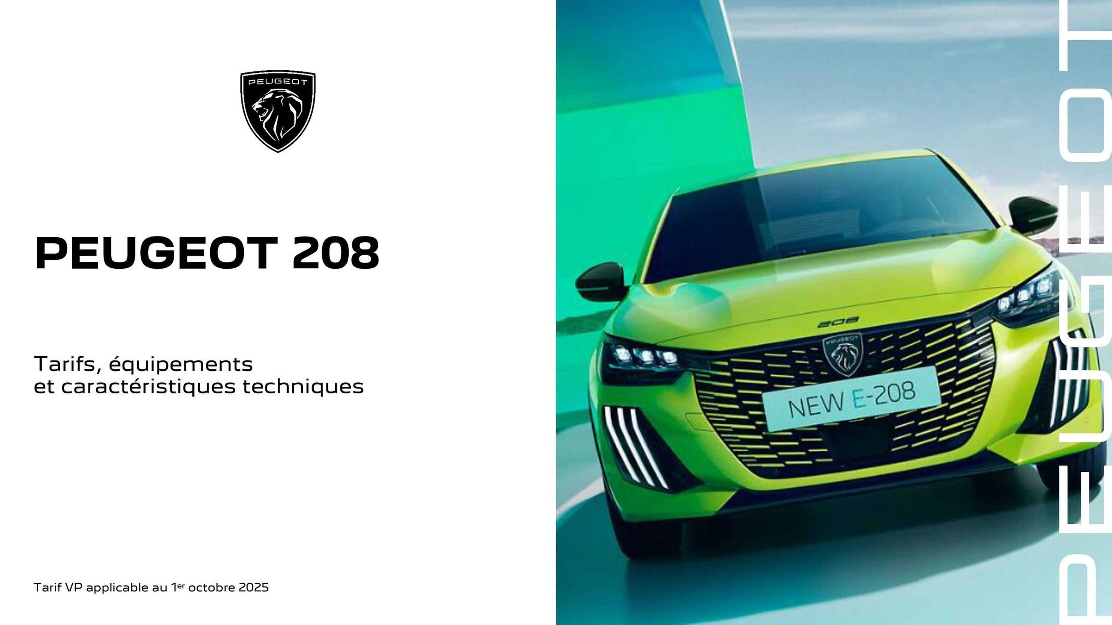 Peugeot Catalogue Du 07/10/2025 au 07/10/2026