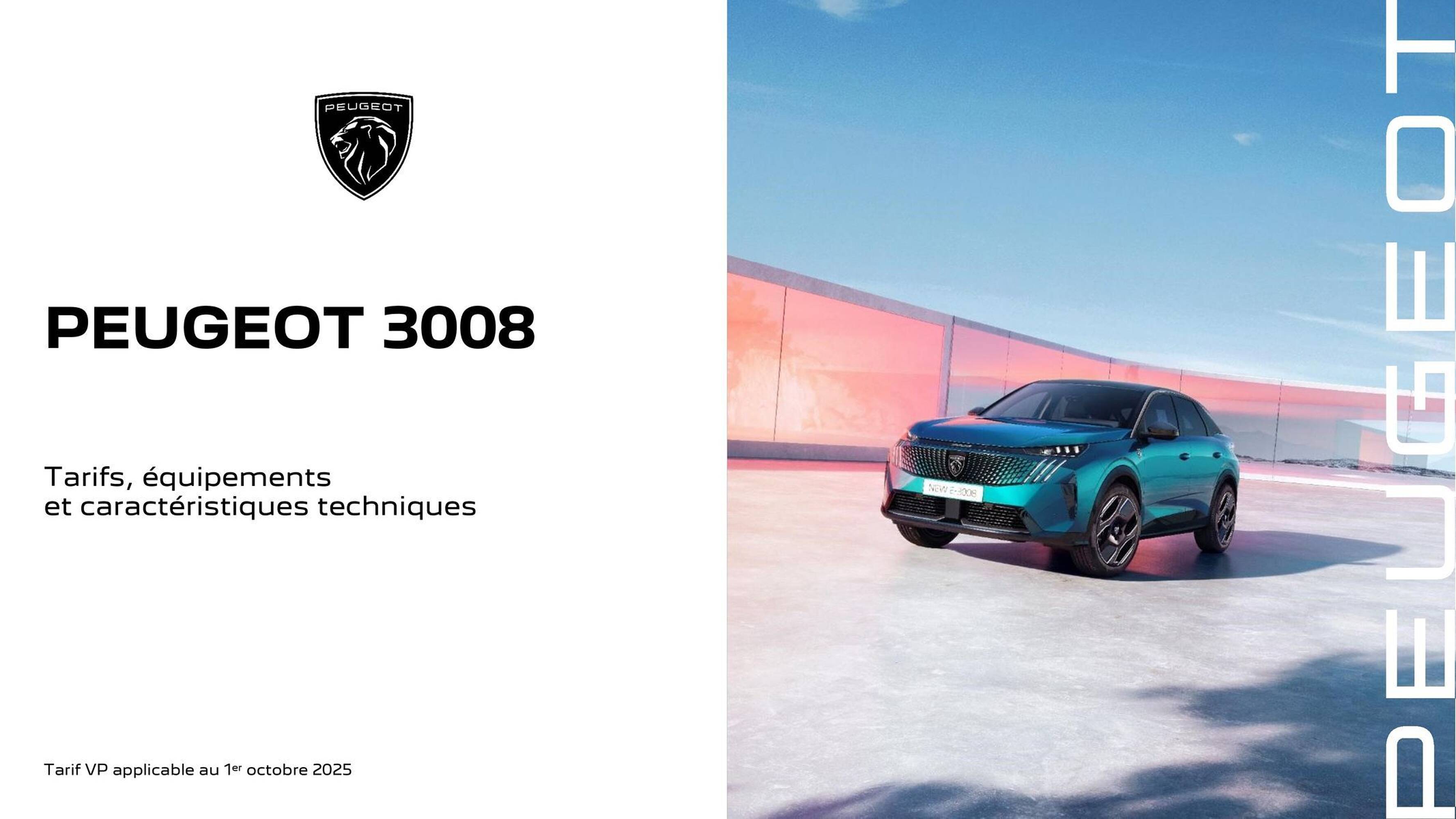 Peugeot Catalogue Du 07/10/2025 au 07/10/2026