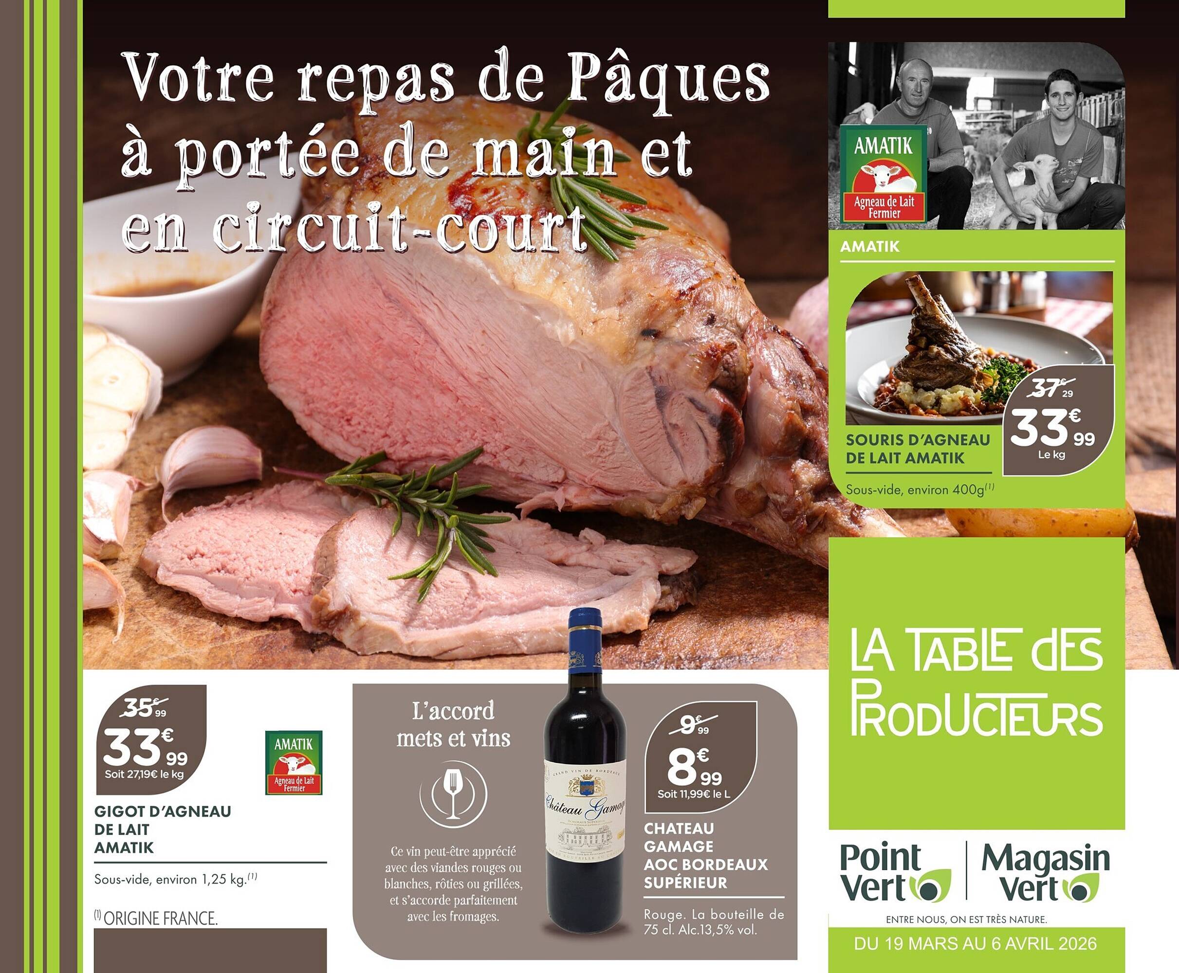 Point Vert Catalogue Du 19/03/2026 au 06/04/2026
