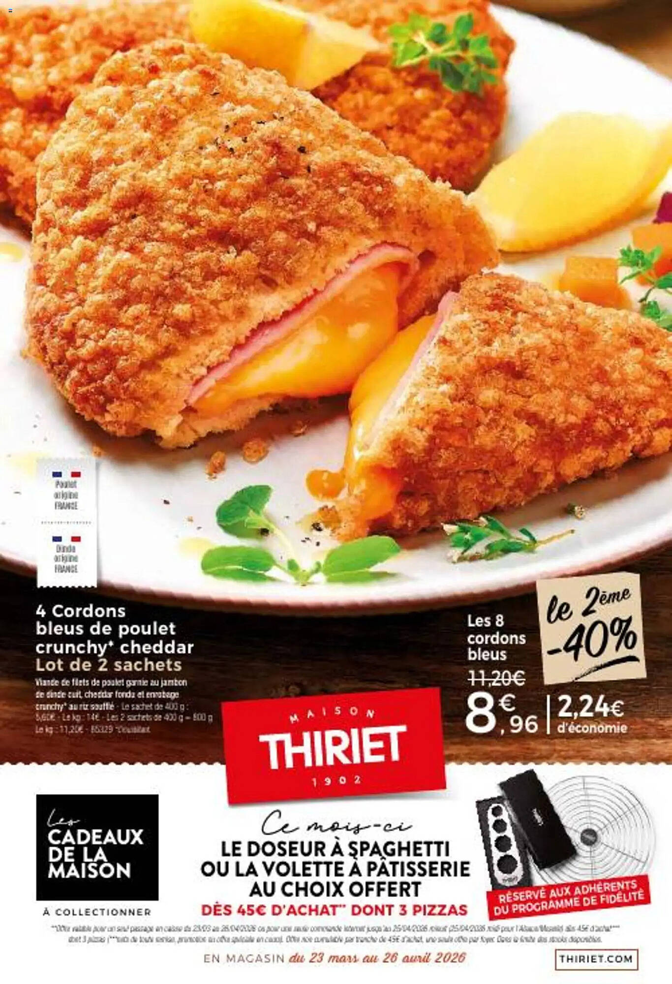 Thiriet Catalogue Du 23/03/2026 au 26/04/2026