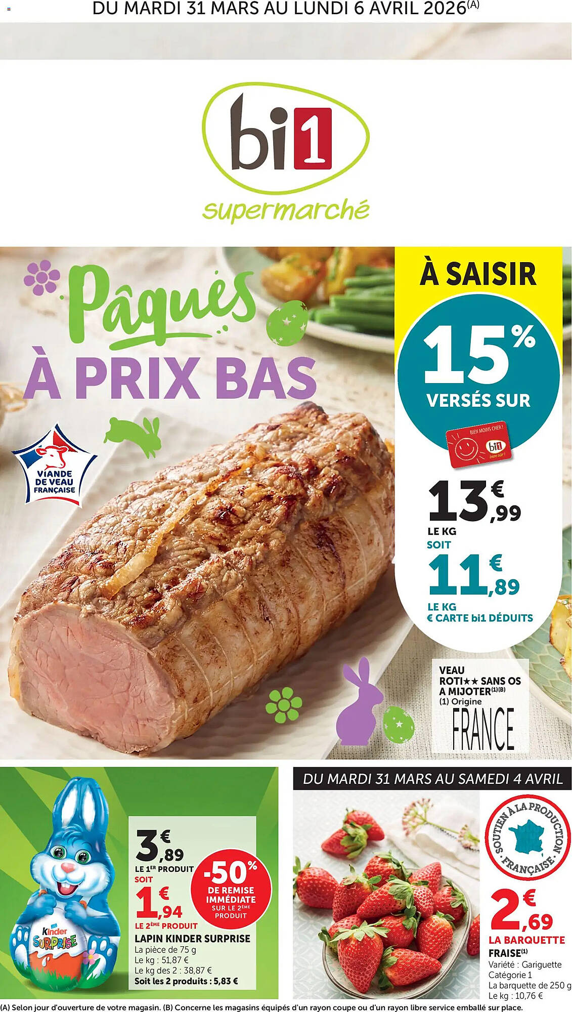 Bi1 Catalogue Du 31/03/2026 au 06/04/2026