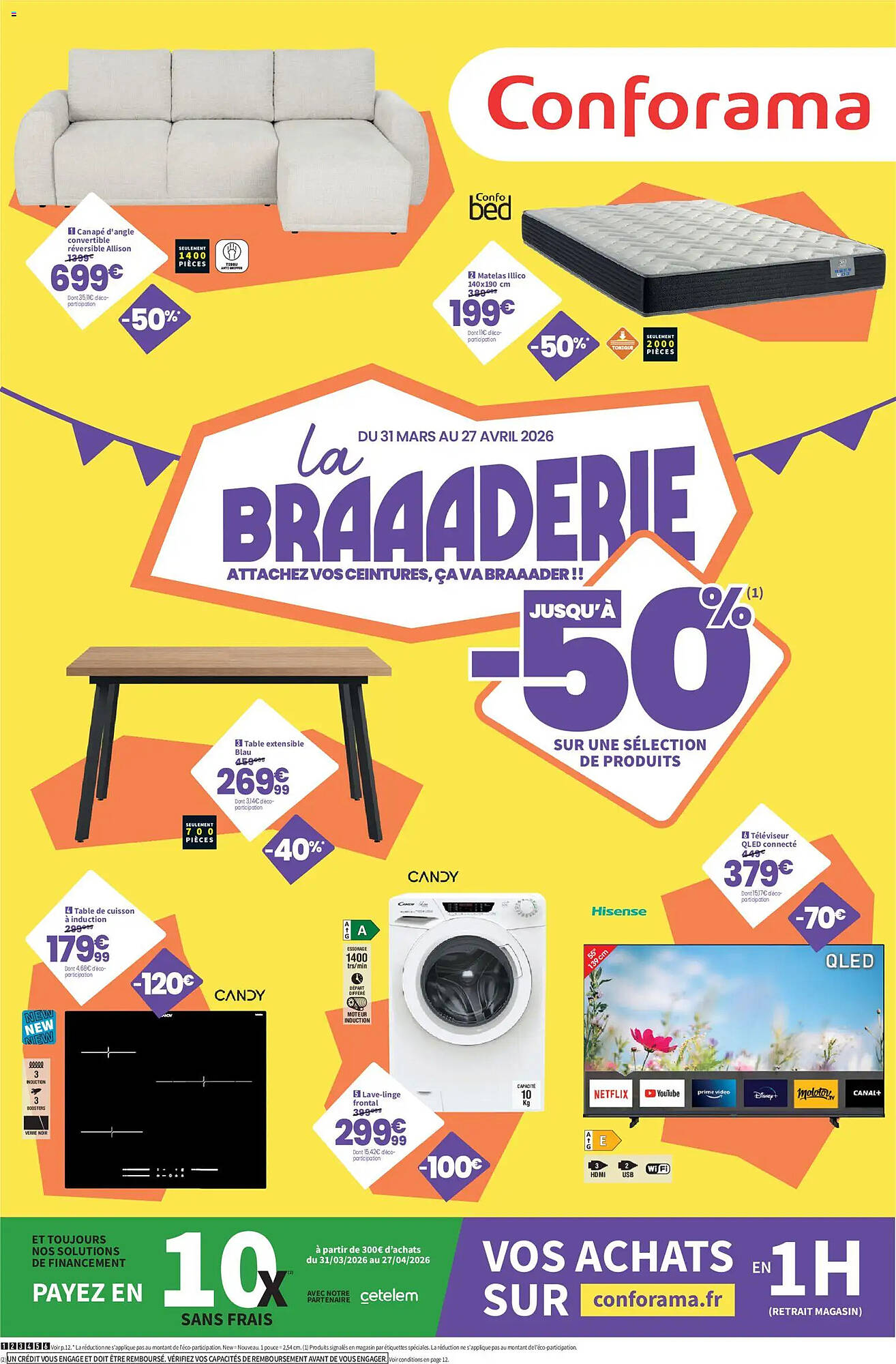 Conforama Catalogue Du 31/03/2026 au 27/04/2026