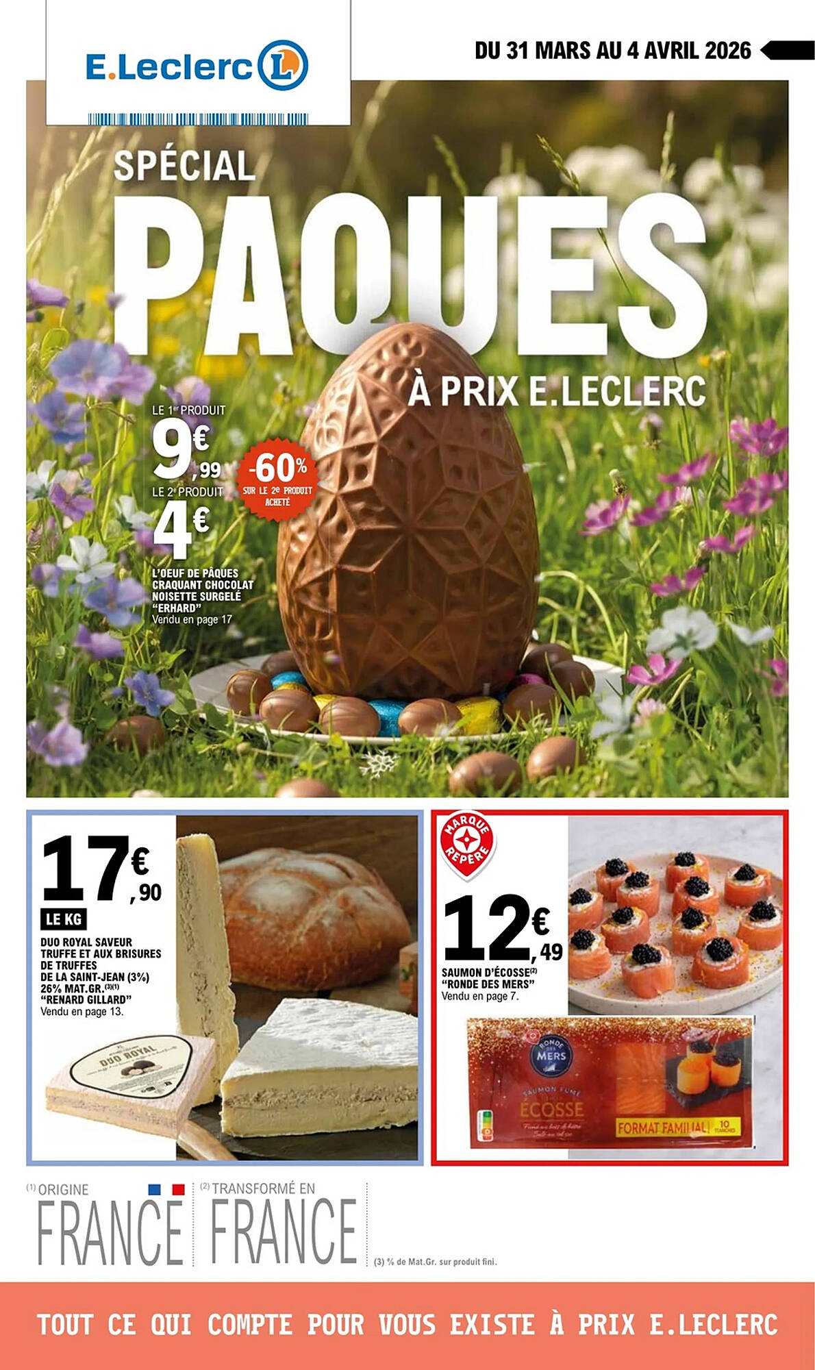 E.Leclerc Catalogue Du 31/03/2026 au 04/04/2026