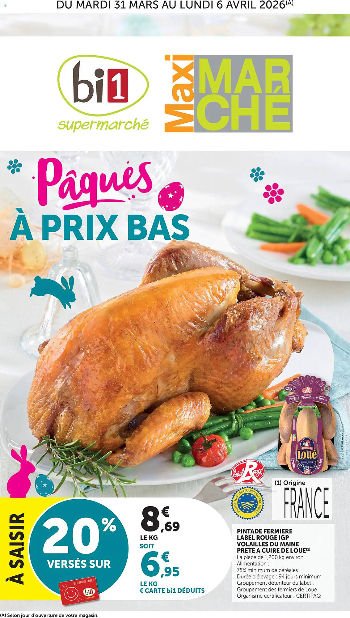 Maximarché Catalogue Du 31/03/2026 au 06/04/2026