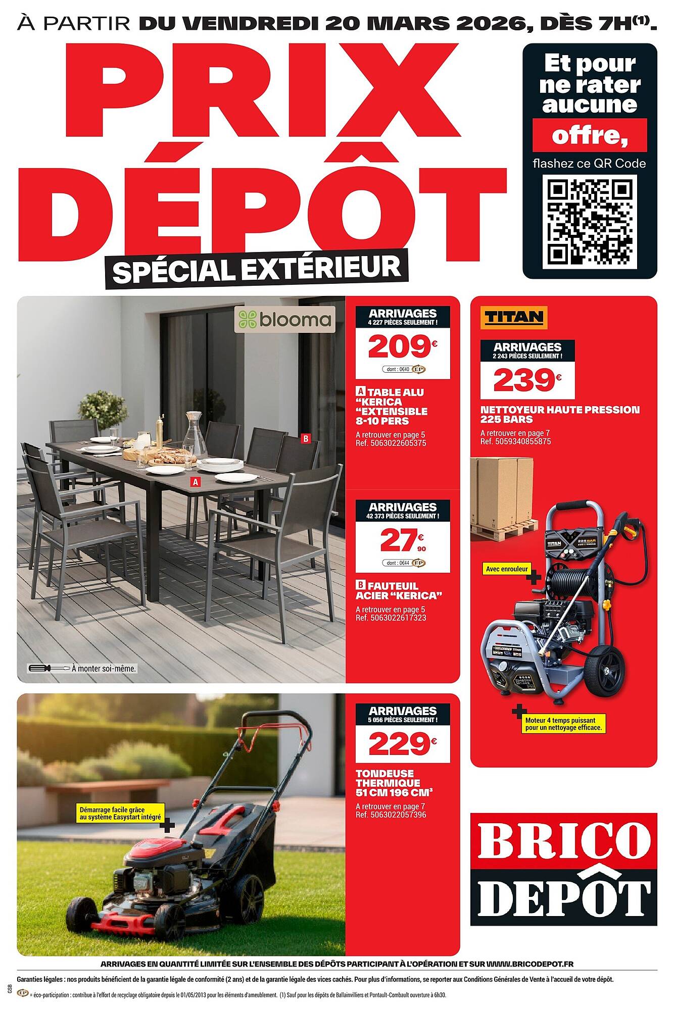 Brico Dépôt Catalogue Du 20/03/2026 au 02/04/2026