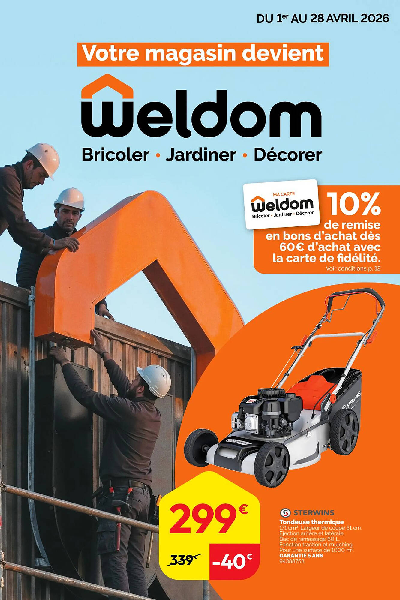WELDOM Catalogue Du 01/04/2026 au 28/04/2026
