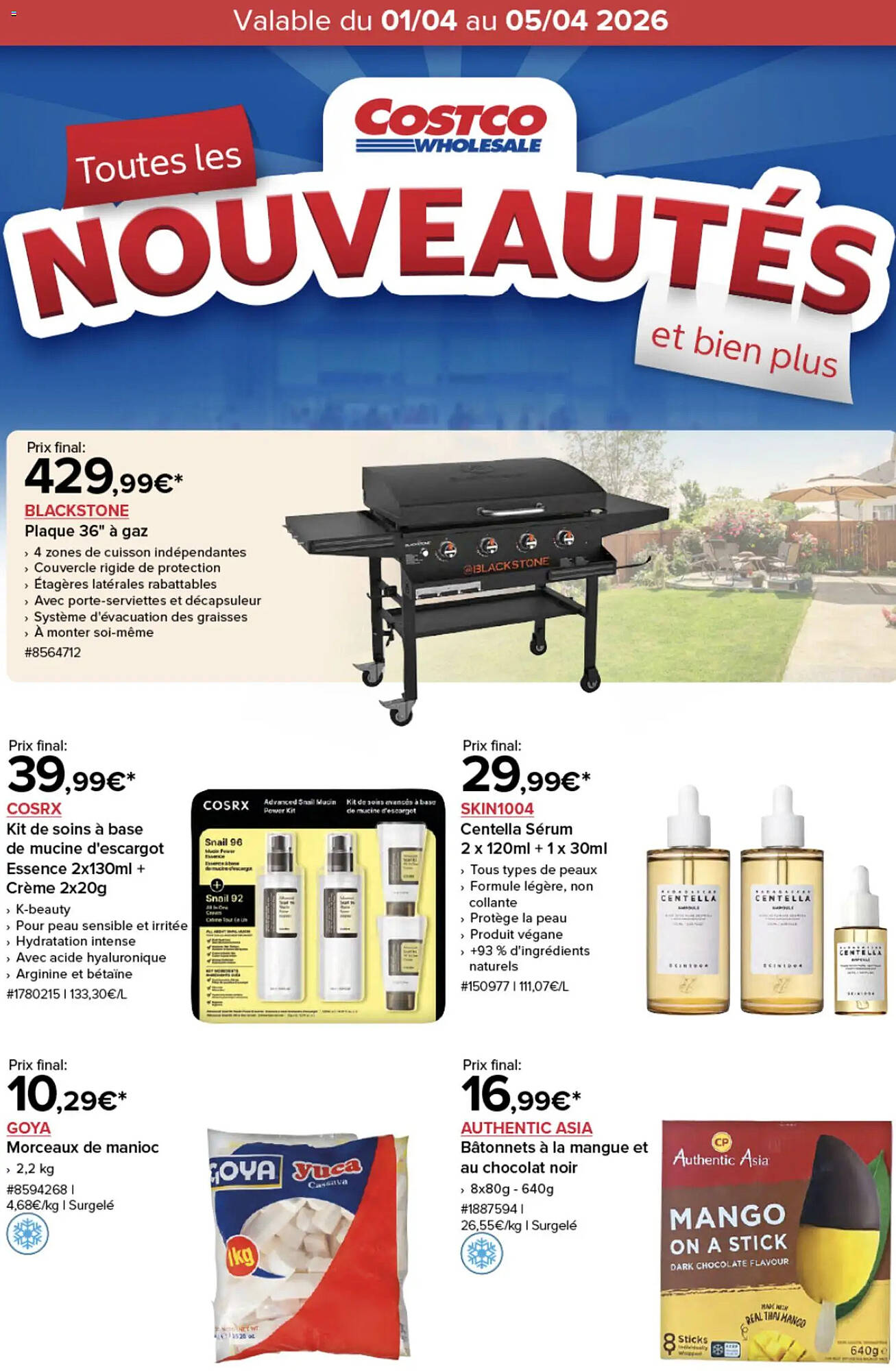 Costco Catalogue Du 01/04/2026 au 05/04/2026