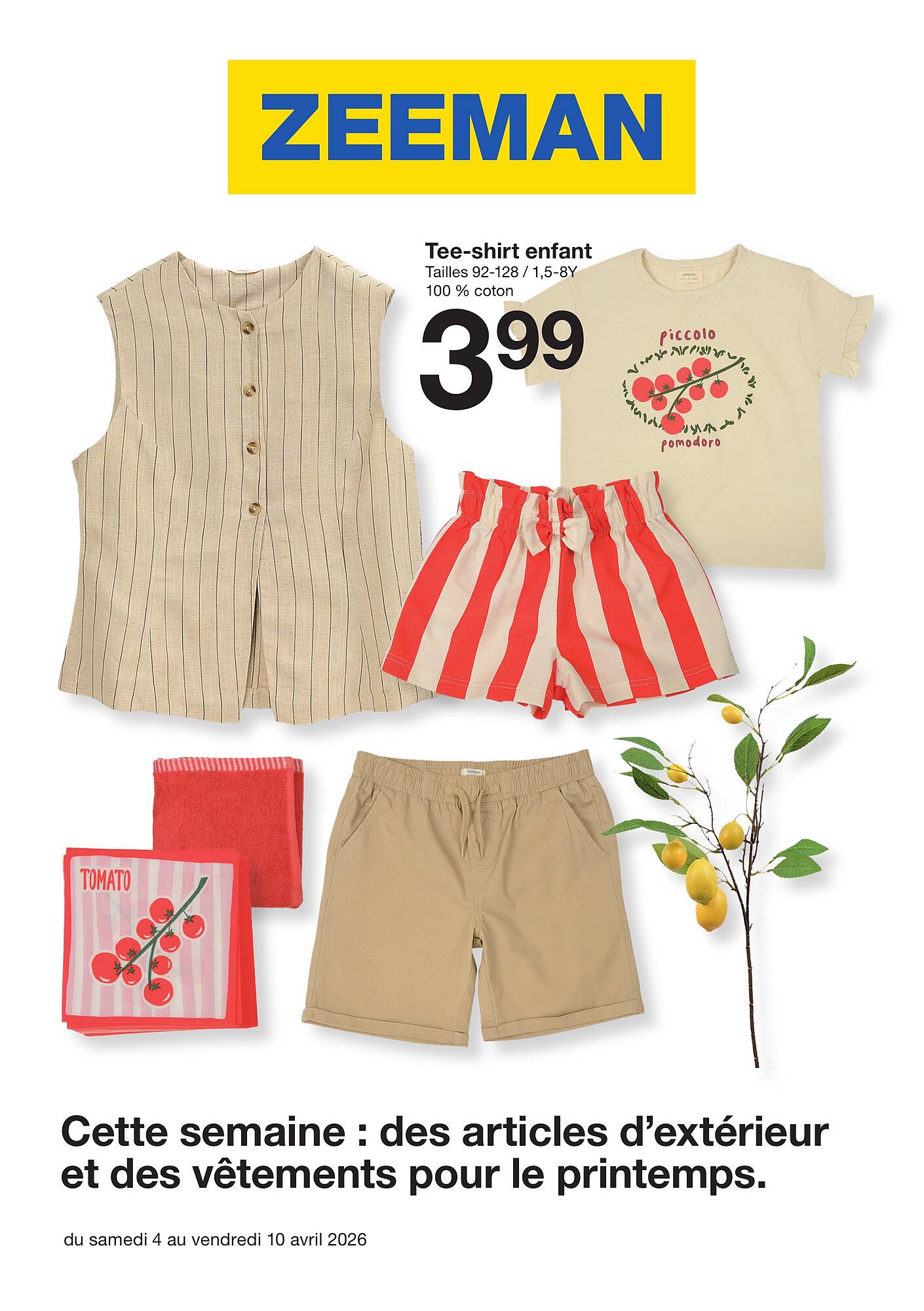 Zeeman Catalogue Du 04/04/2026 au 10/04/2026