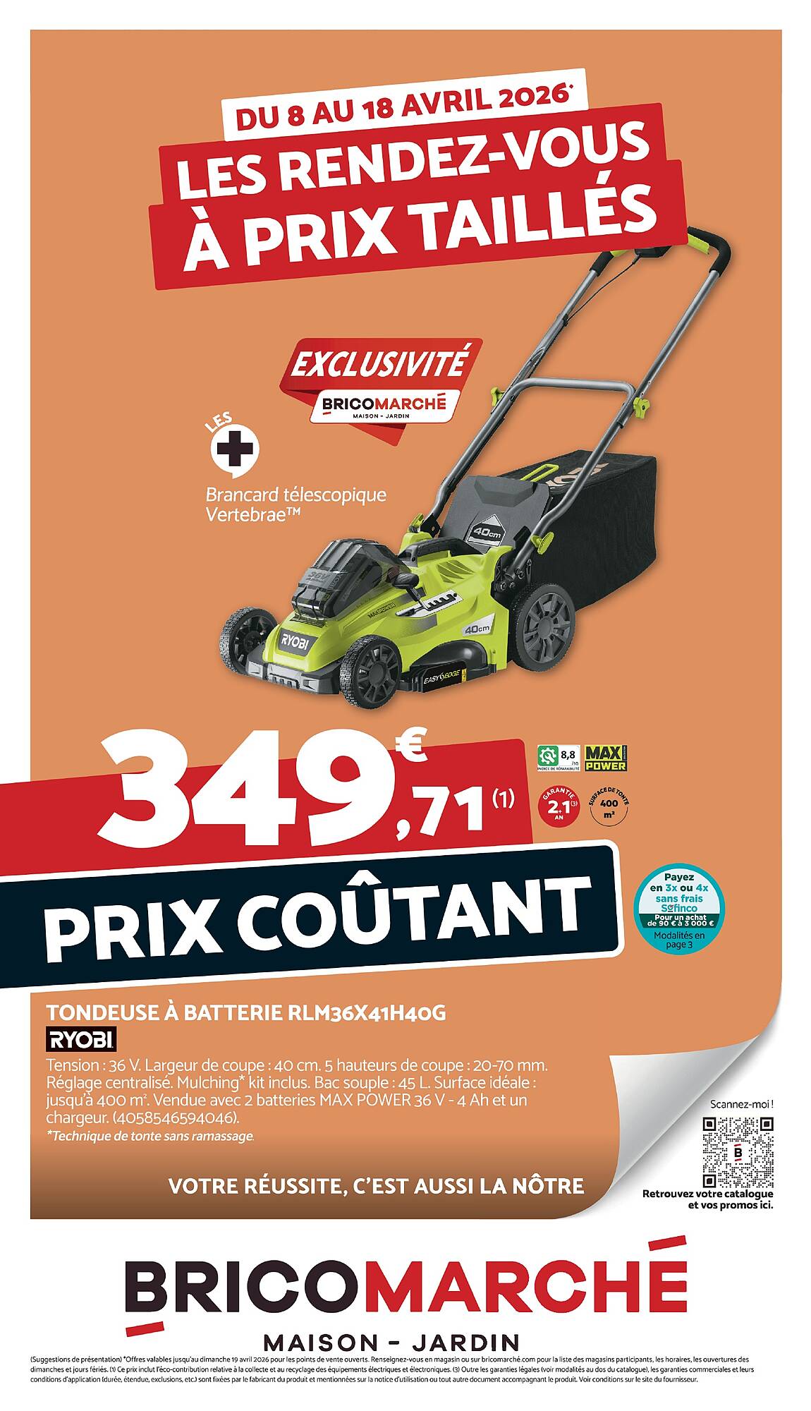Bricomarché Catalogue Du 08/04/2026 au 18/04/2026