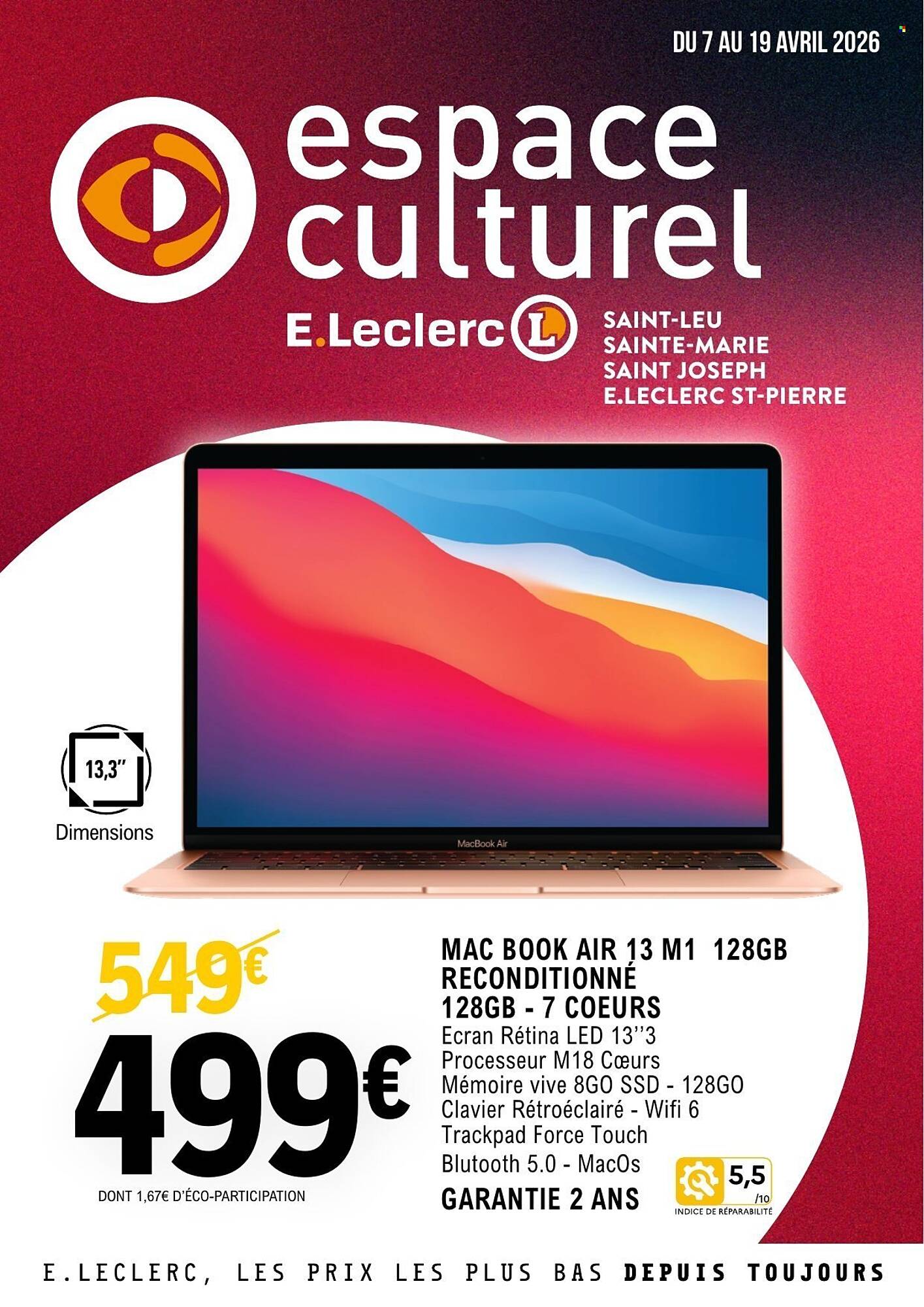 E.Leclerc Espace Culturel Catalogue Du 07/04/2026 au 19/04/2026